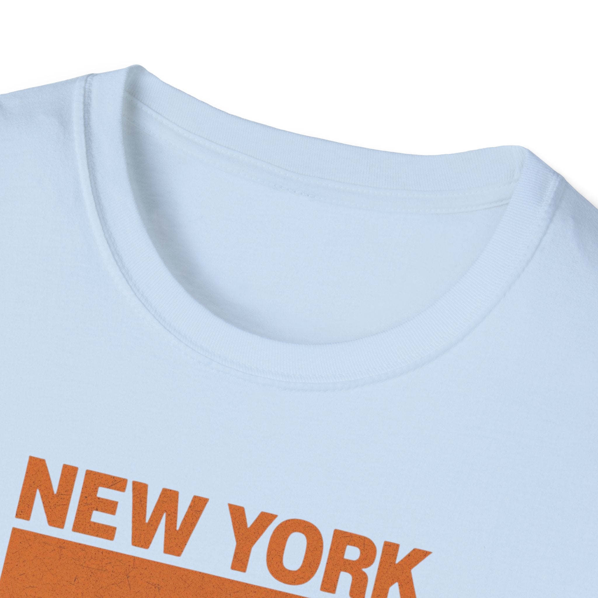 New York Sunset T-Shirt | Retro Stripes City Graphic