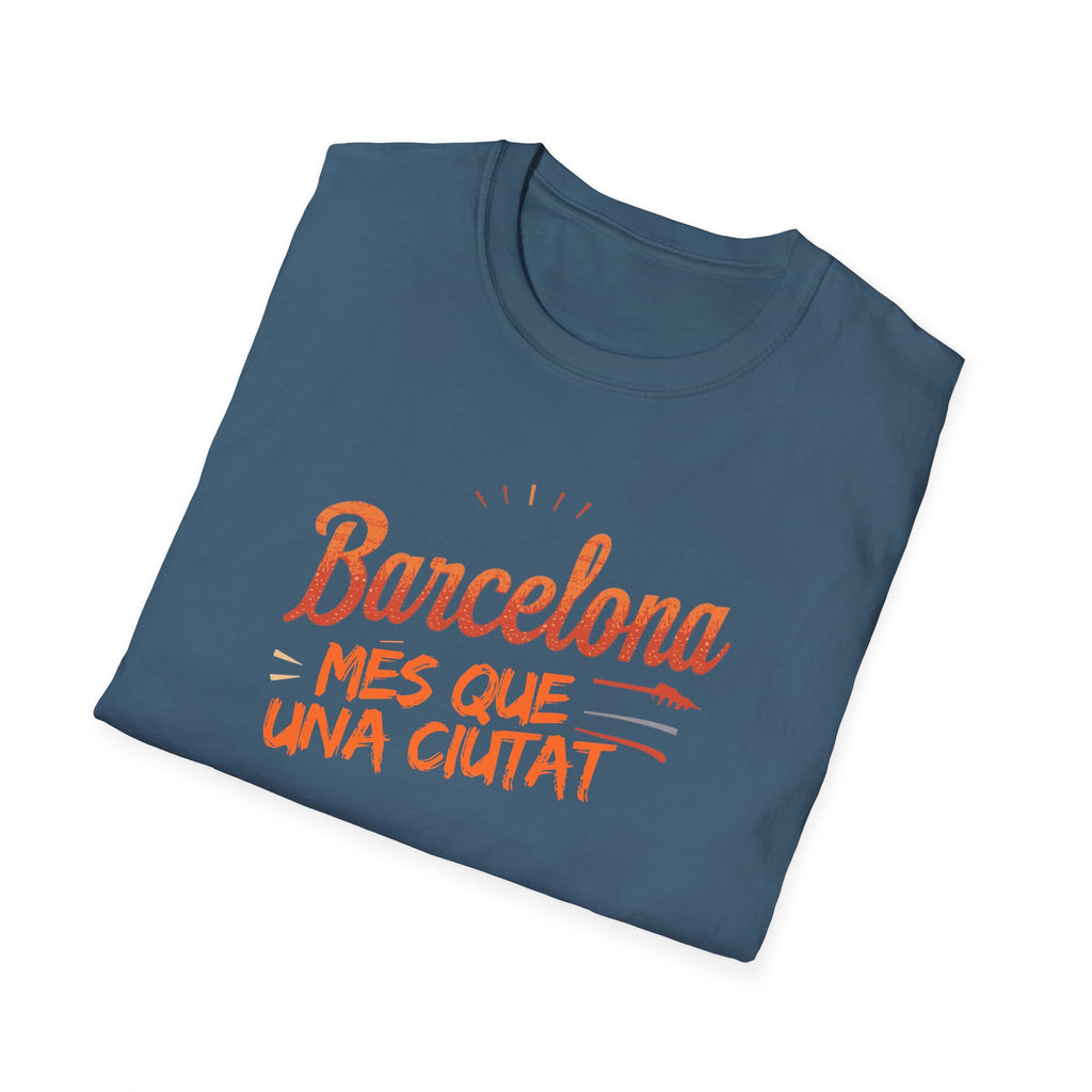 Barcelona Mes Que Una Ciutat T-Shirt | Catalonia Spanish City Tee