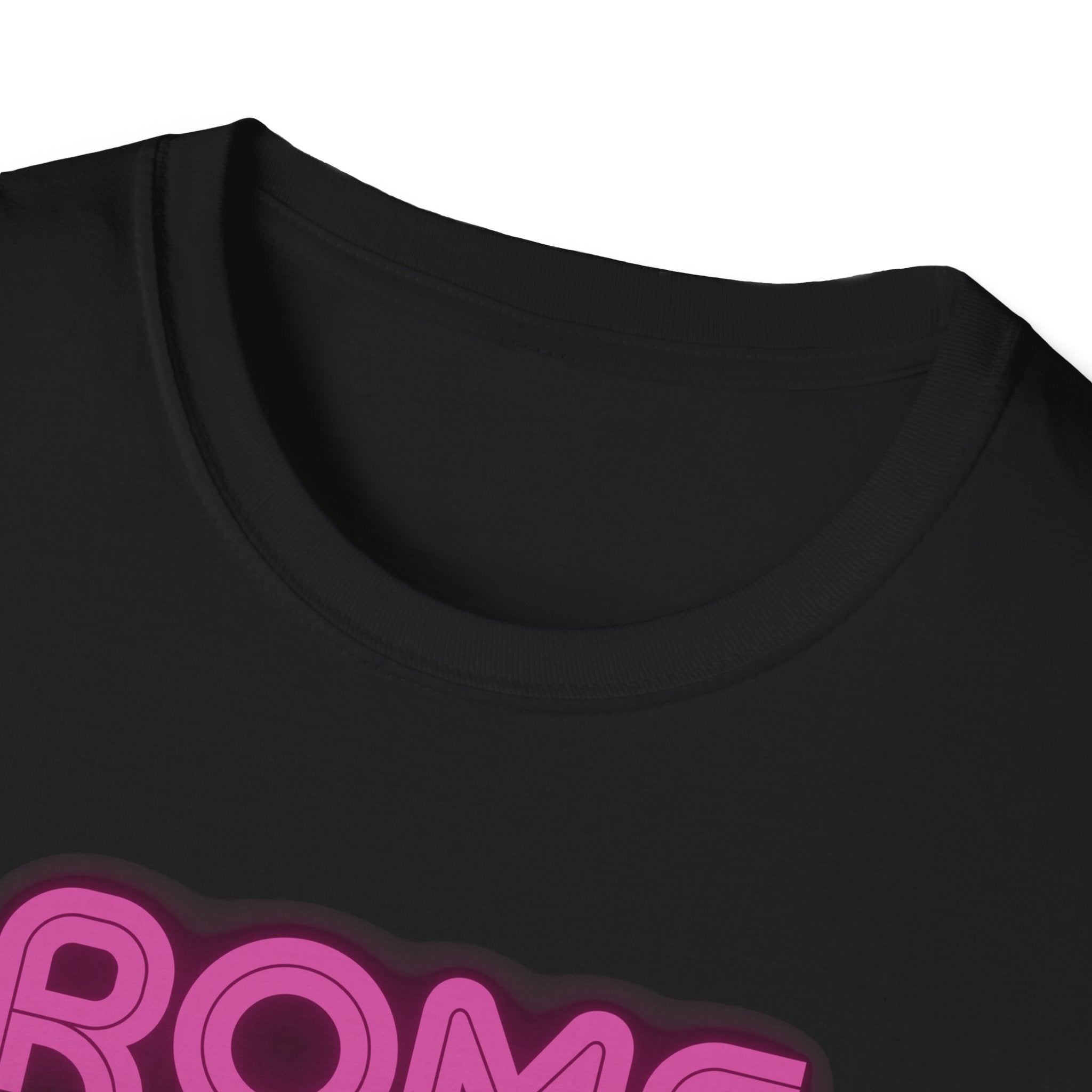 Rome Rome Rome T-Shirt | Pink Retro Text Tee