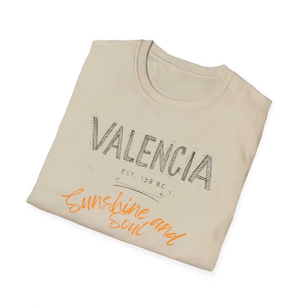 Valencia Sunshine and Soul T-Shirt — Retro Coastal Graphic Tee