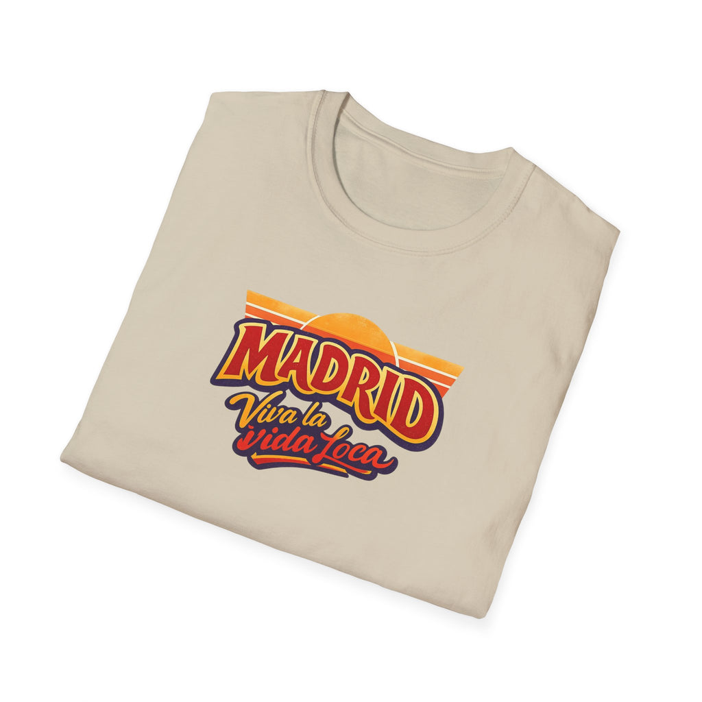 Madrid Viva La Vida Retro Graphic T-Shirt