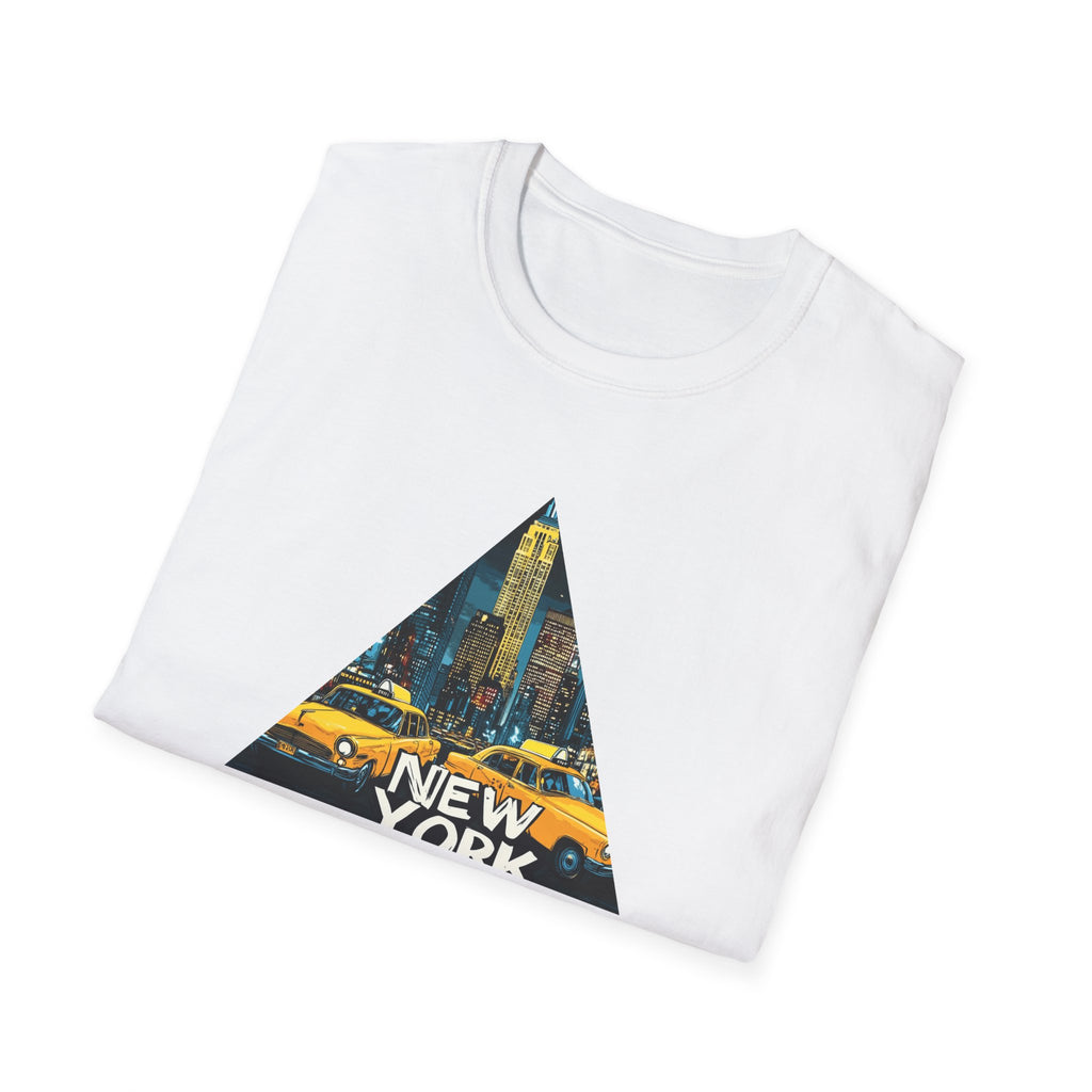 New York City Taxi Triangle T-Shirt | NYC Skyline Graphic Tee