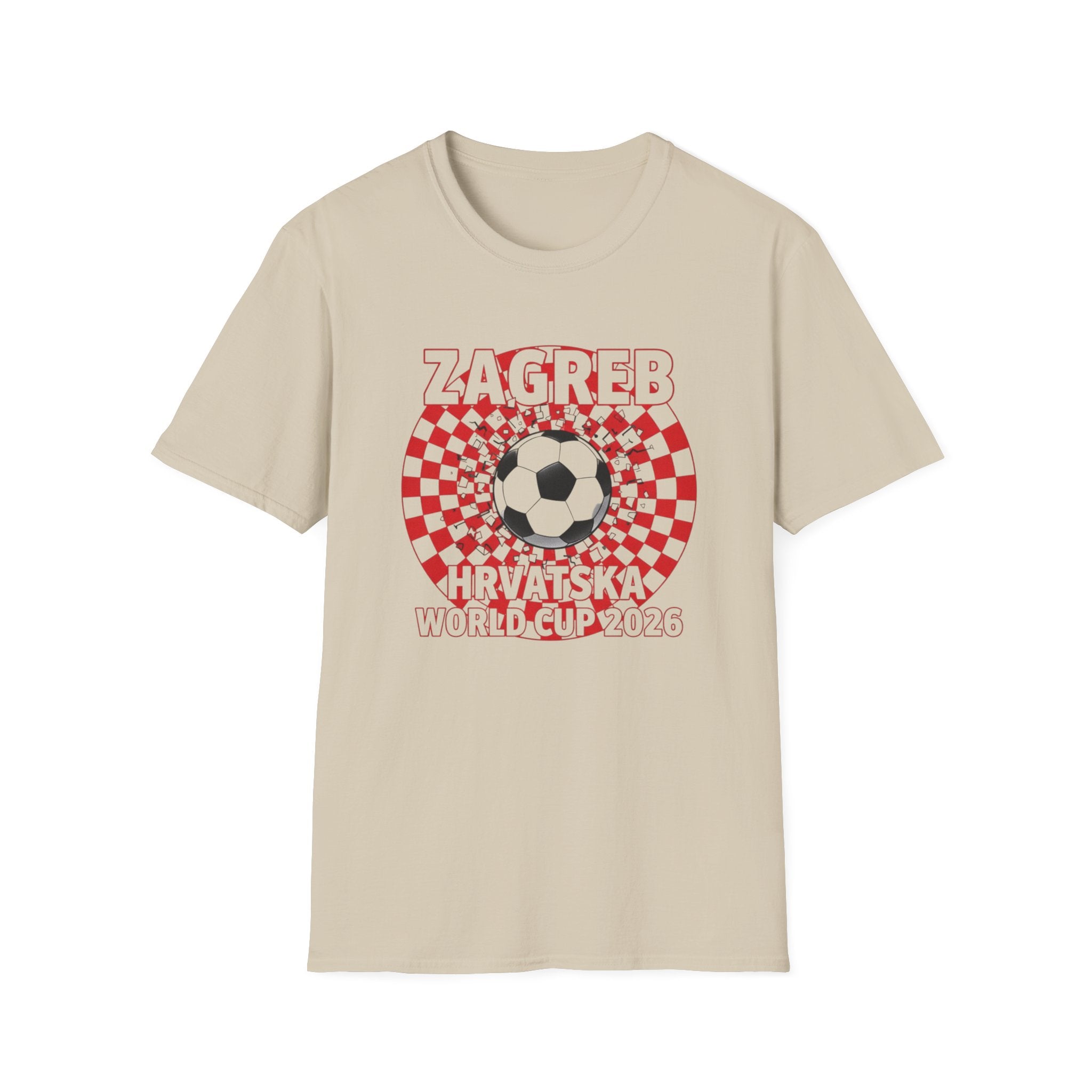 Zagreb Croatia World Cup 2026 Soccer T-Shirt