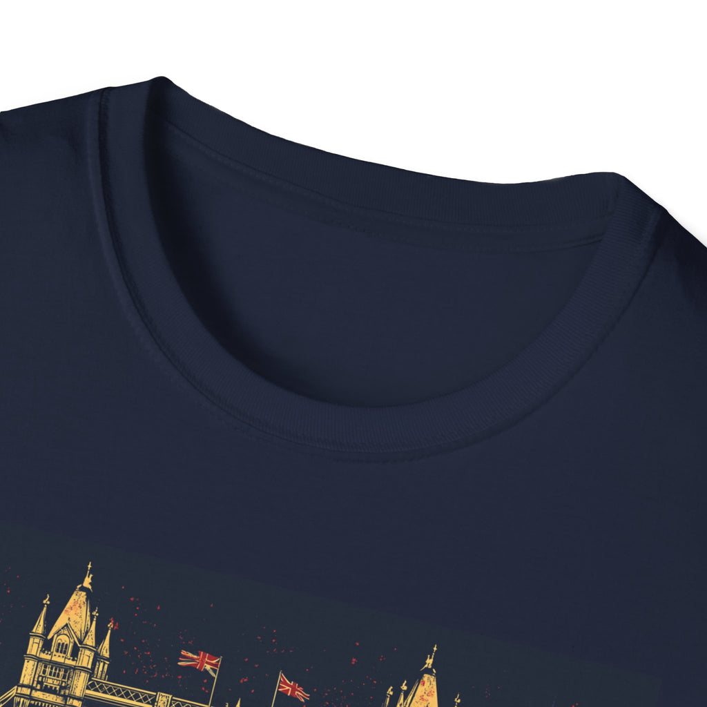 London Tower Bridge Vintage Travel T-Shirt | Retro Cityscape Tee