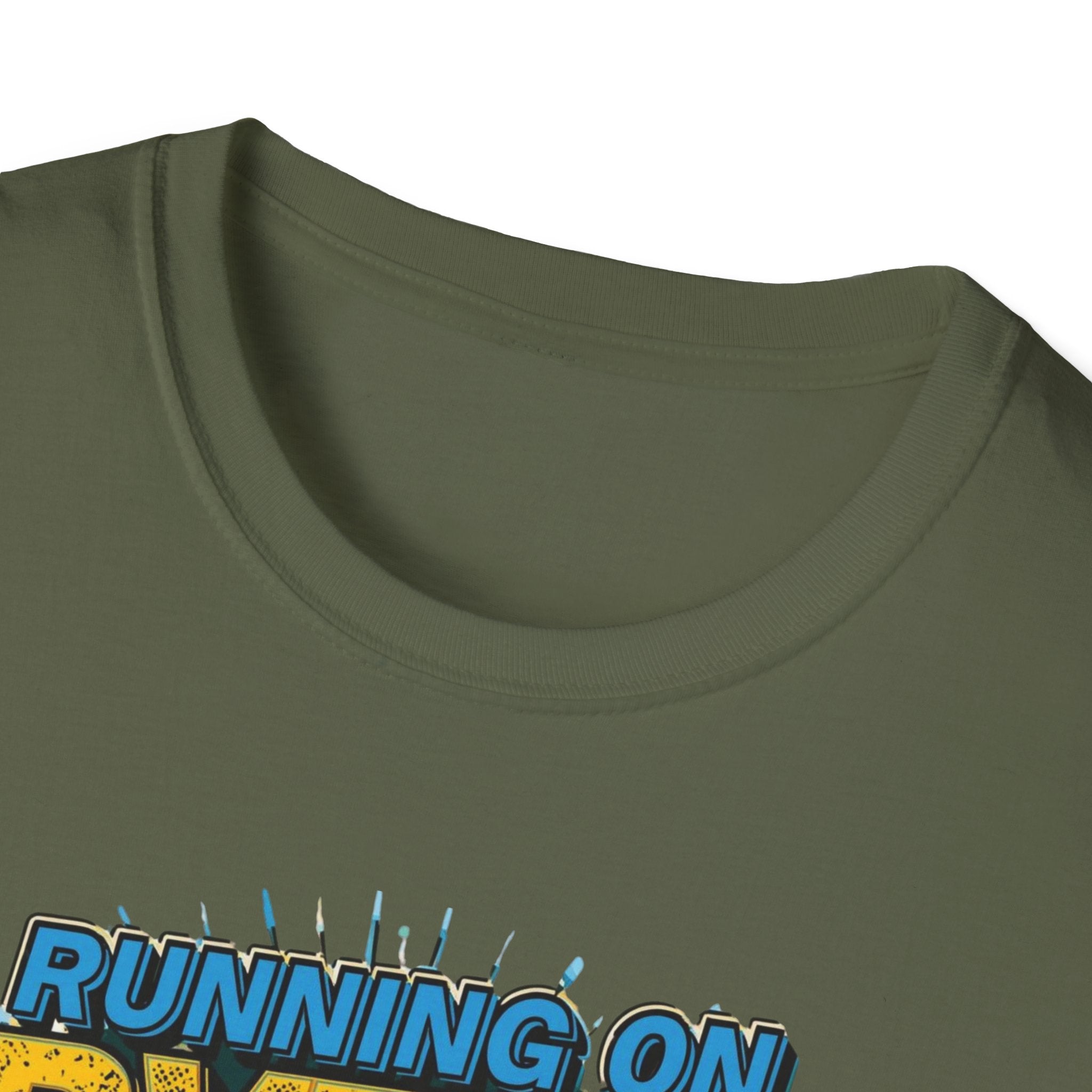 Running on Bytes and Vibes T-Shirt — Austin Retro Tech Graphic Tee