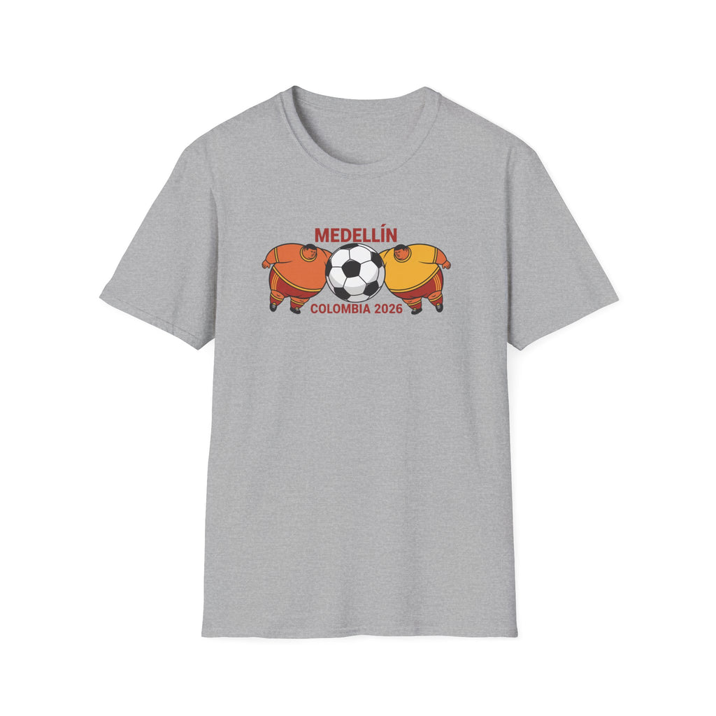 Medellín Colombia 2026 Soccer T-Shirt – Football Dolphins Graphic Tee