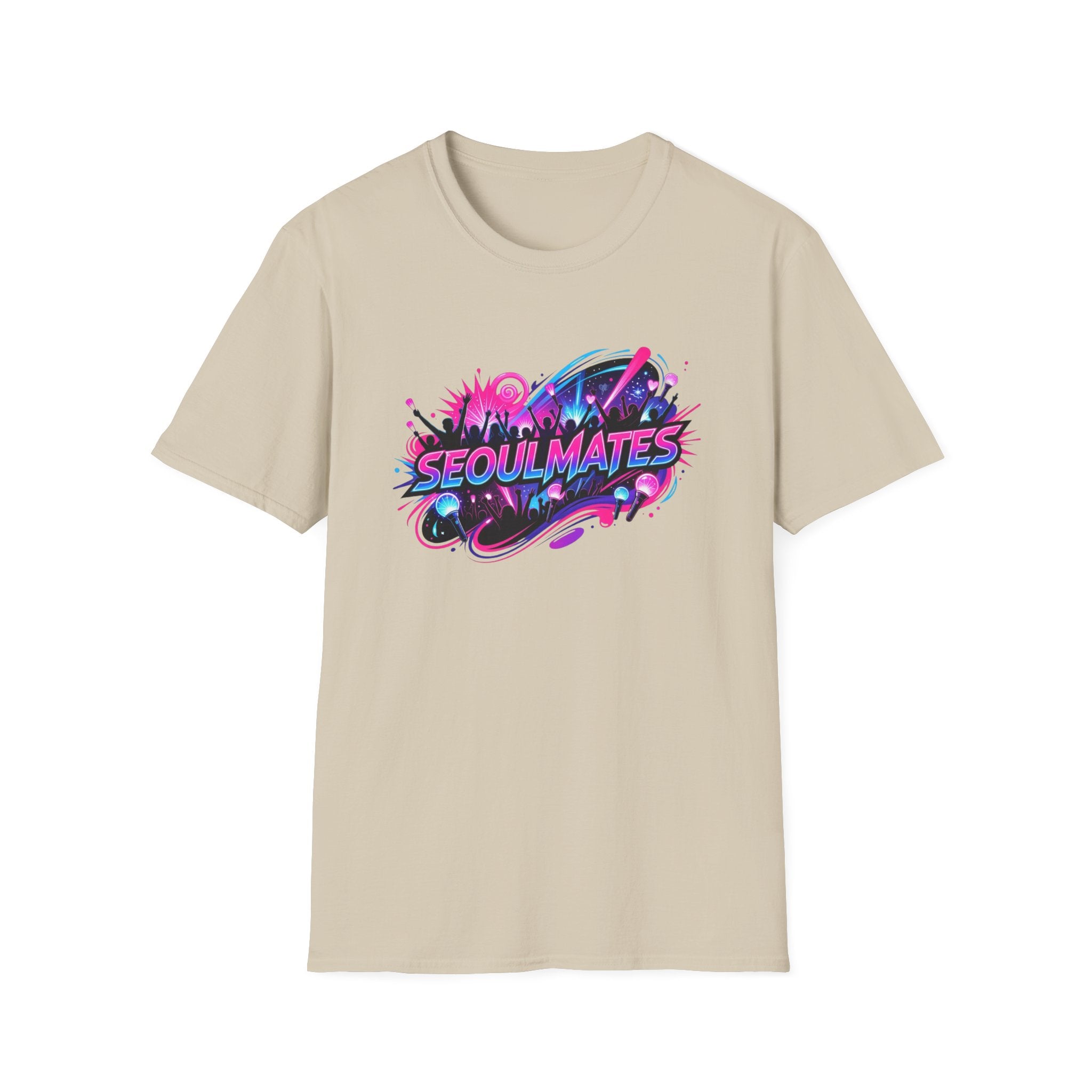 Seoulmates Graphic T-Shirt — Neon K-Pop City Vibe Tee