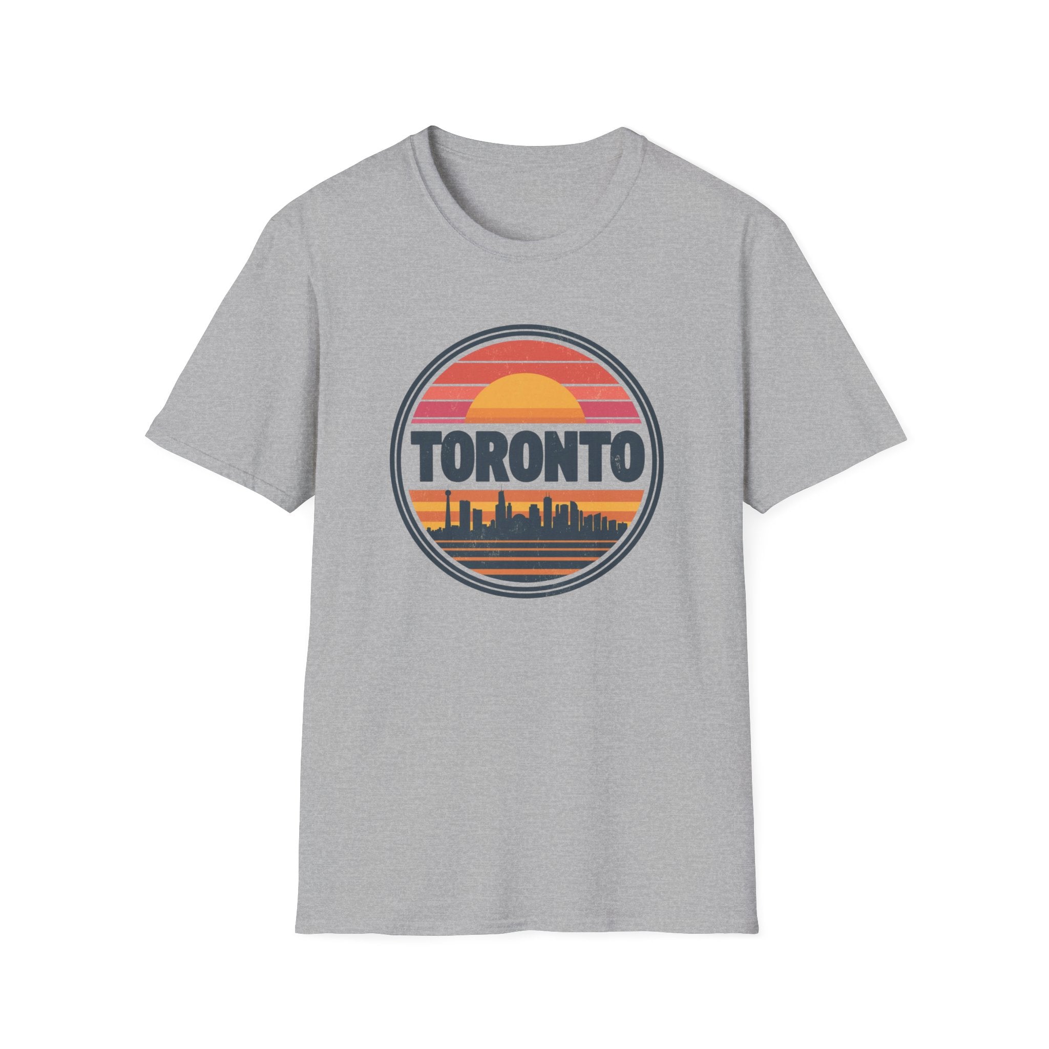 Toronto Sunset T-Shirt — Retro City Skyline Graphic Tee