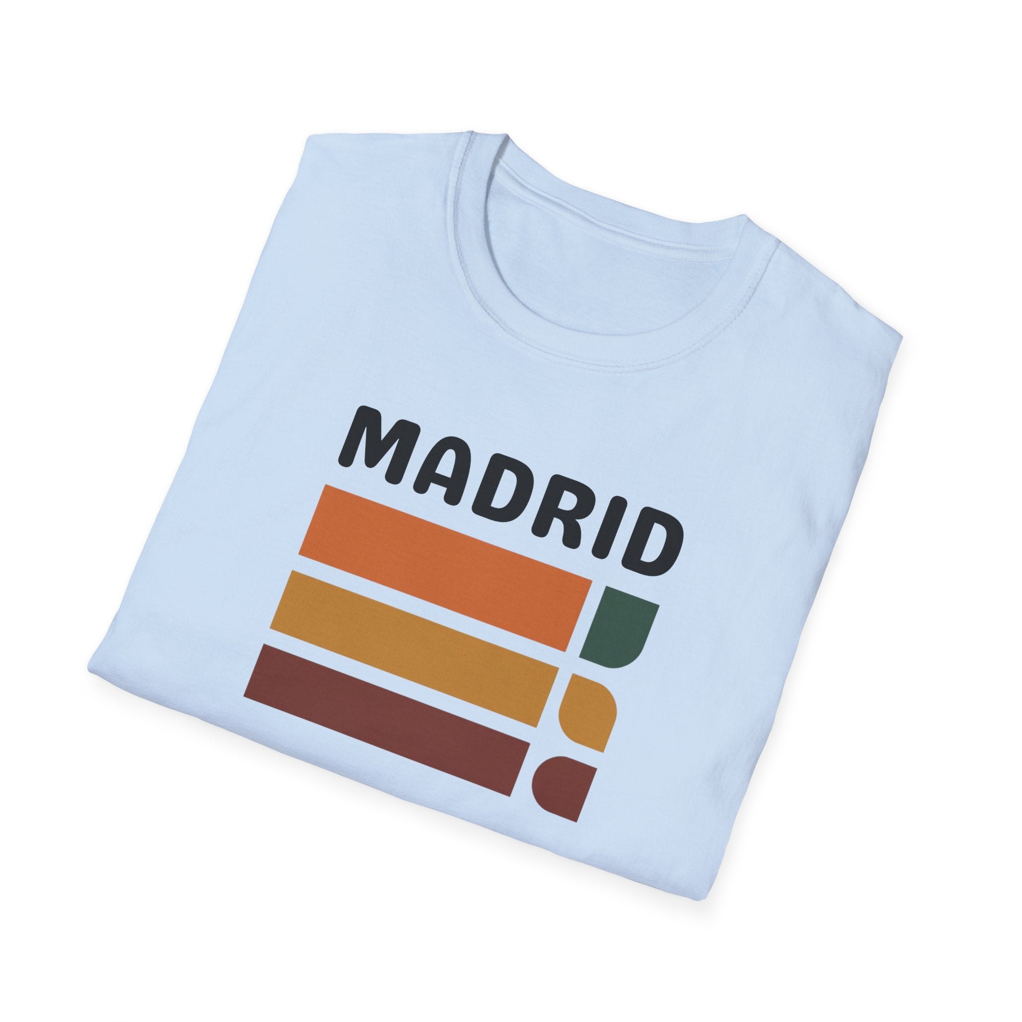 Madrid Retro Stripes T-Shirt | Vintage City Graphic