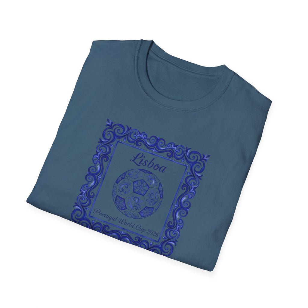 Lisboa Azulejo T-Shirt — Portuguese Tile Vintage Travel Tee