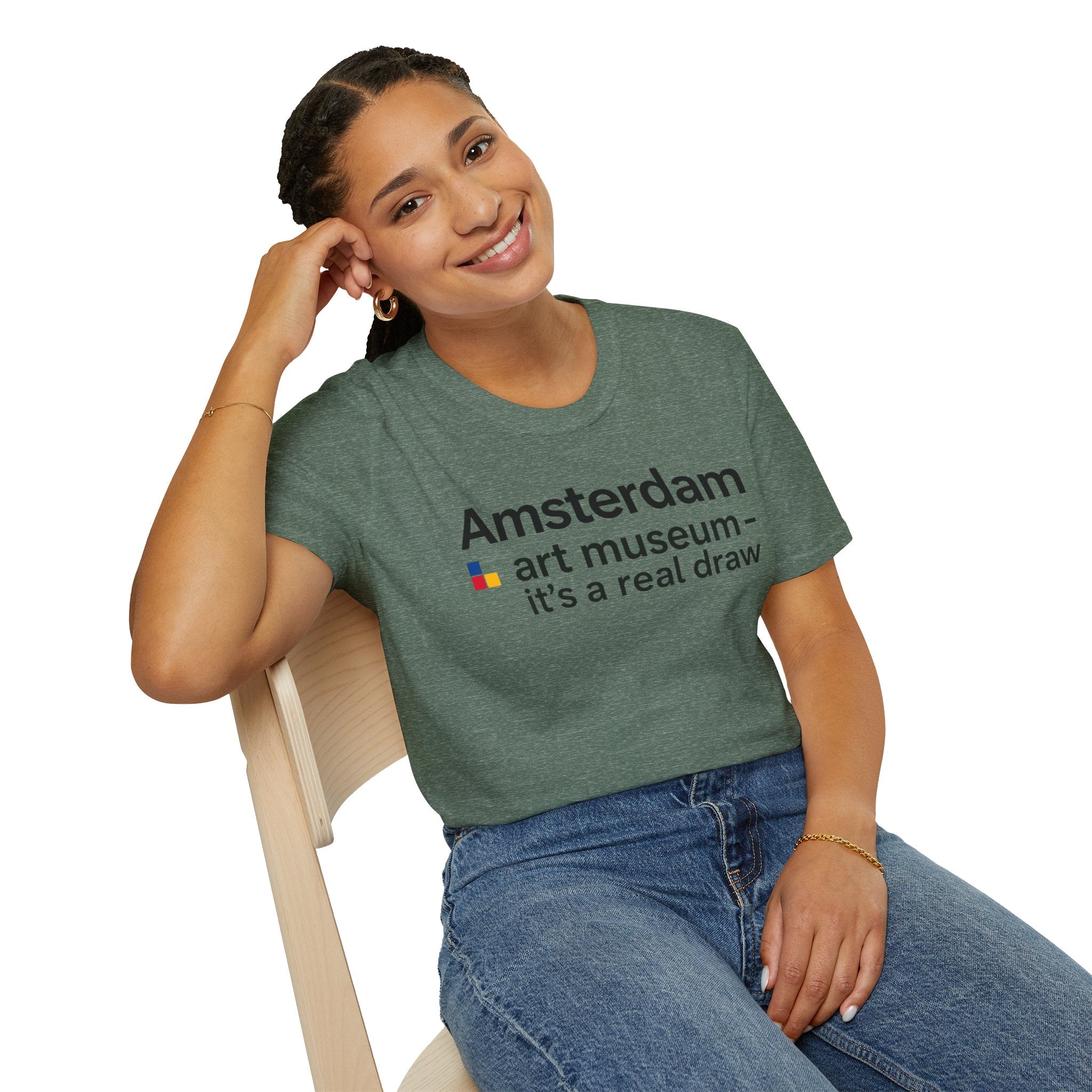 Amsterdam Art Museum T-Shirt — "it's a real draw" Graphic Tee