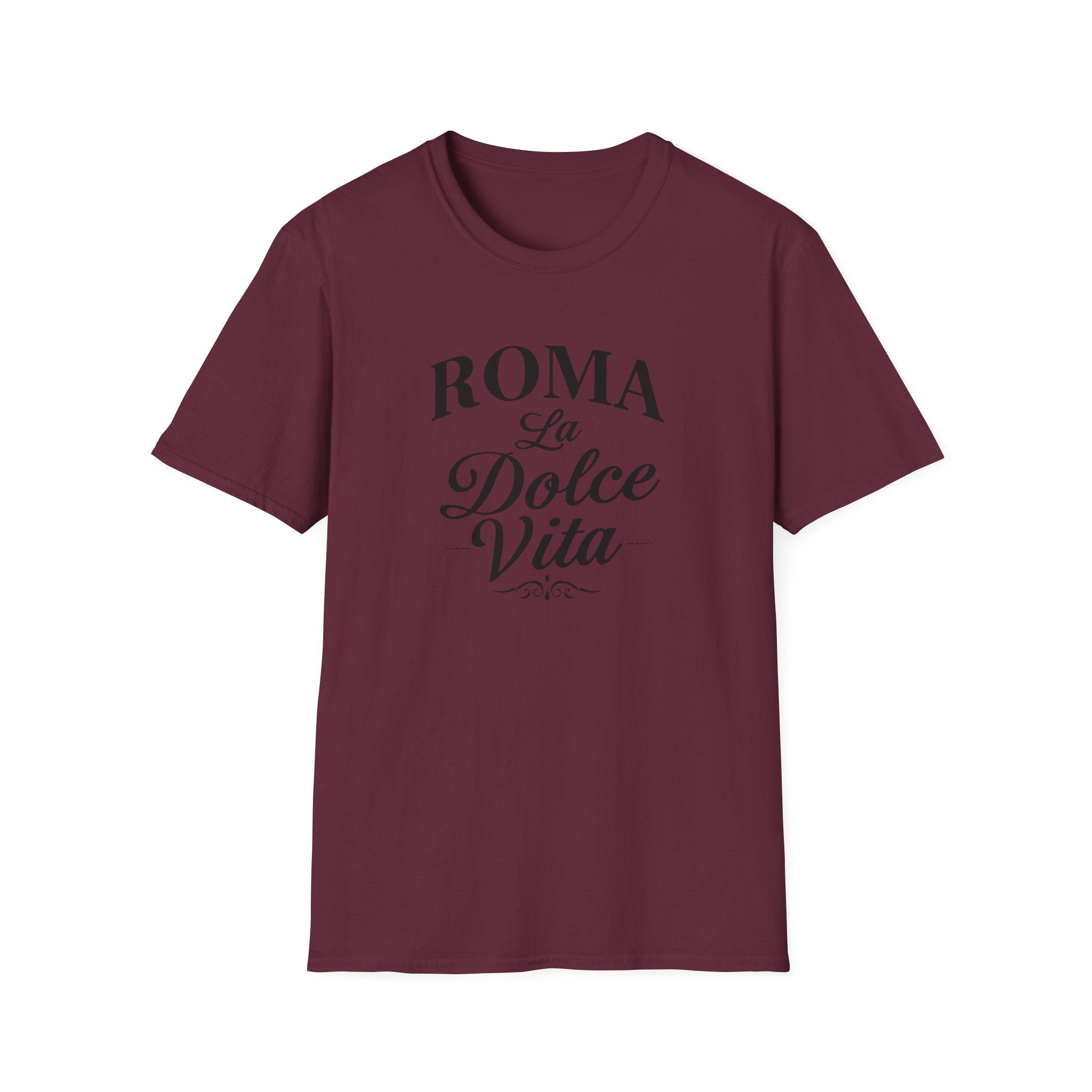 Roma La Dolce Vita T-Shirt | Italian Typography Travel Tee