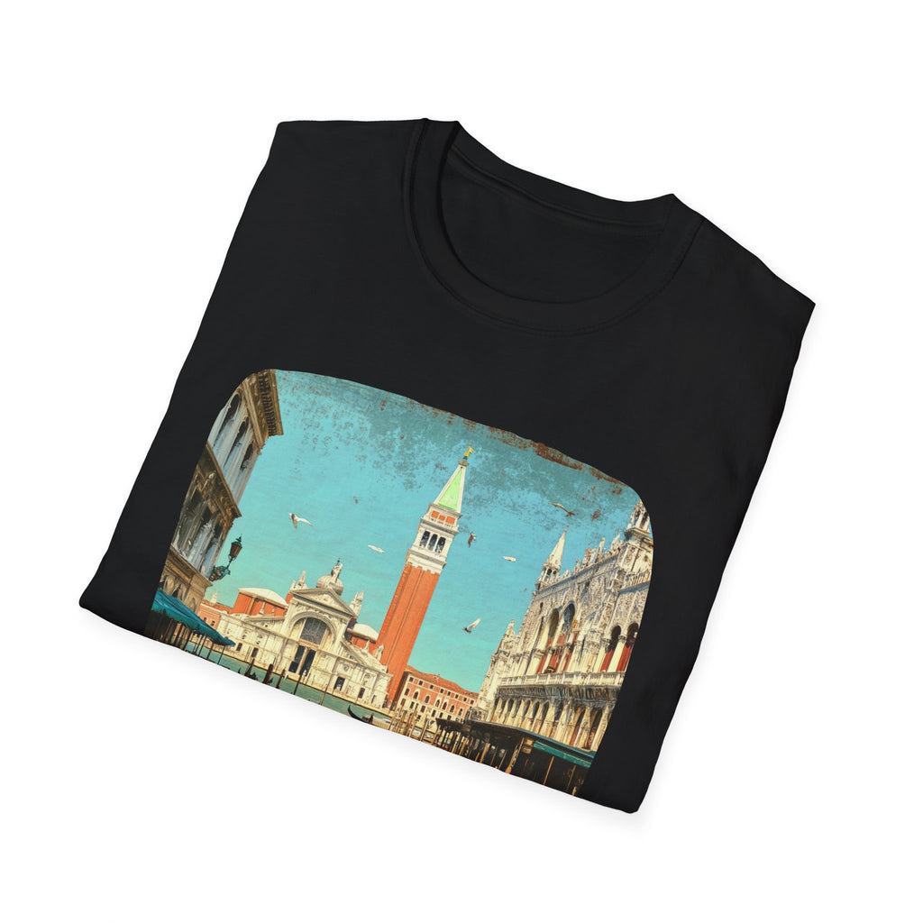 Venice Vintage Postcard T-Shirt | St. Mark's Square Travel Tee