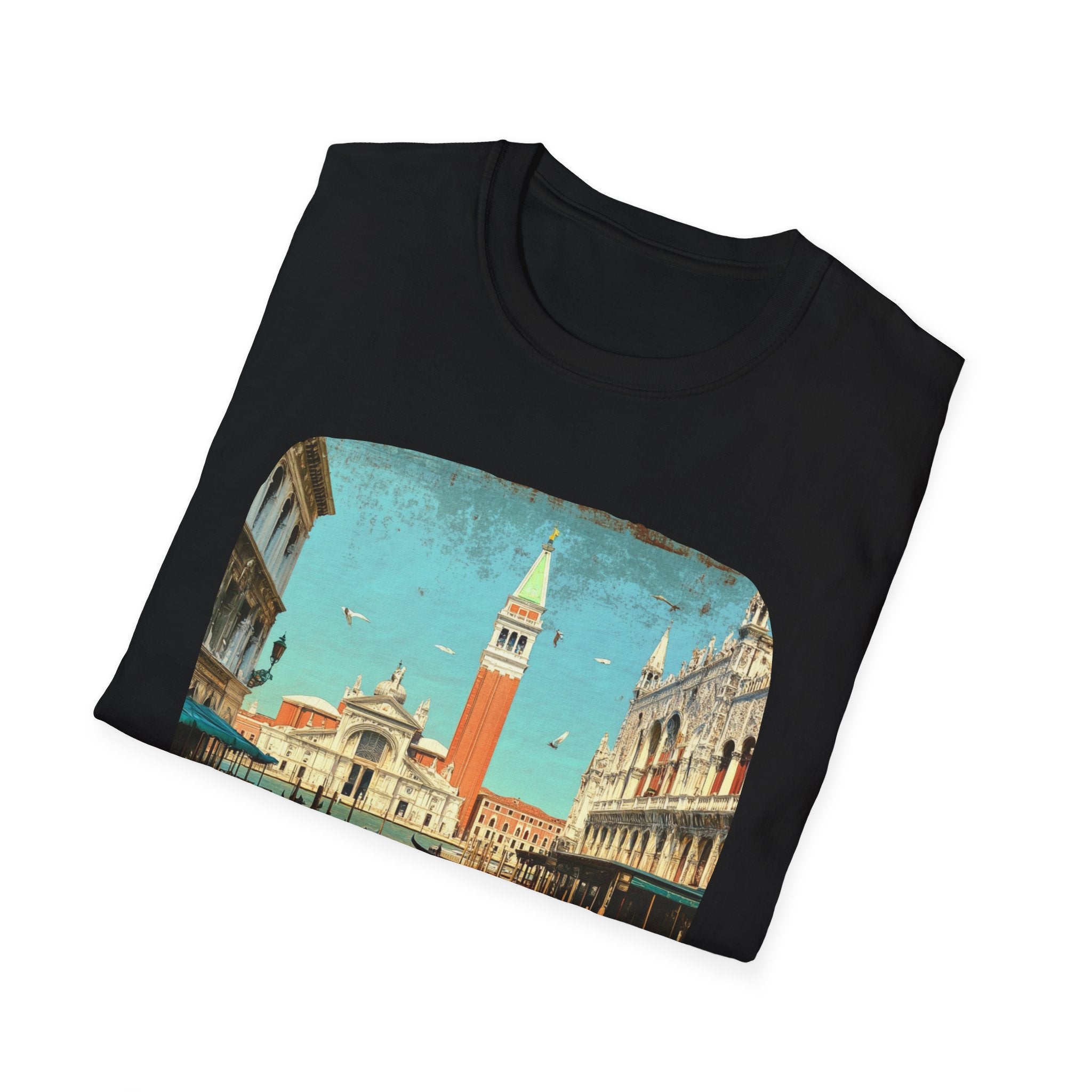 Venice Vintage Postcard T-Shirt | St. Mark's Square Travel Tee