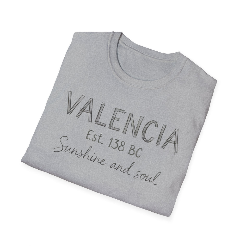 Valencia Est. 138 BC "Sunshine and Soul" T-Shirt