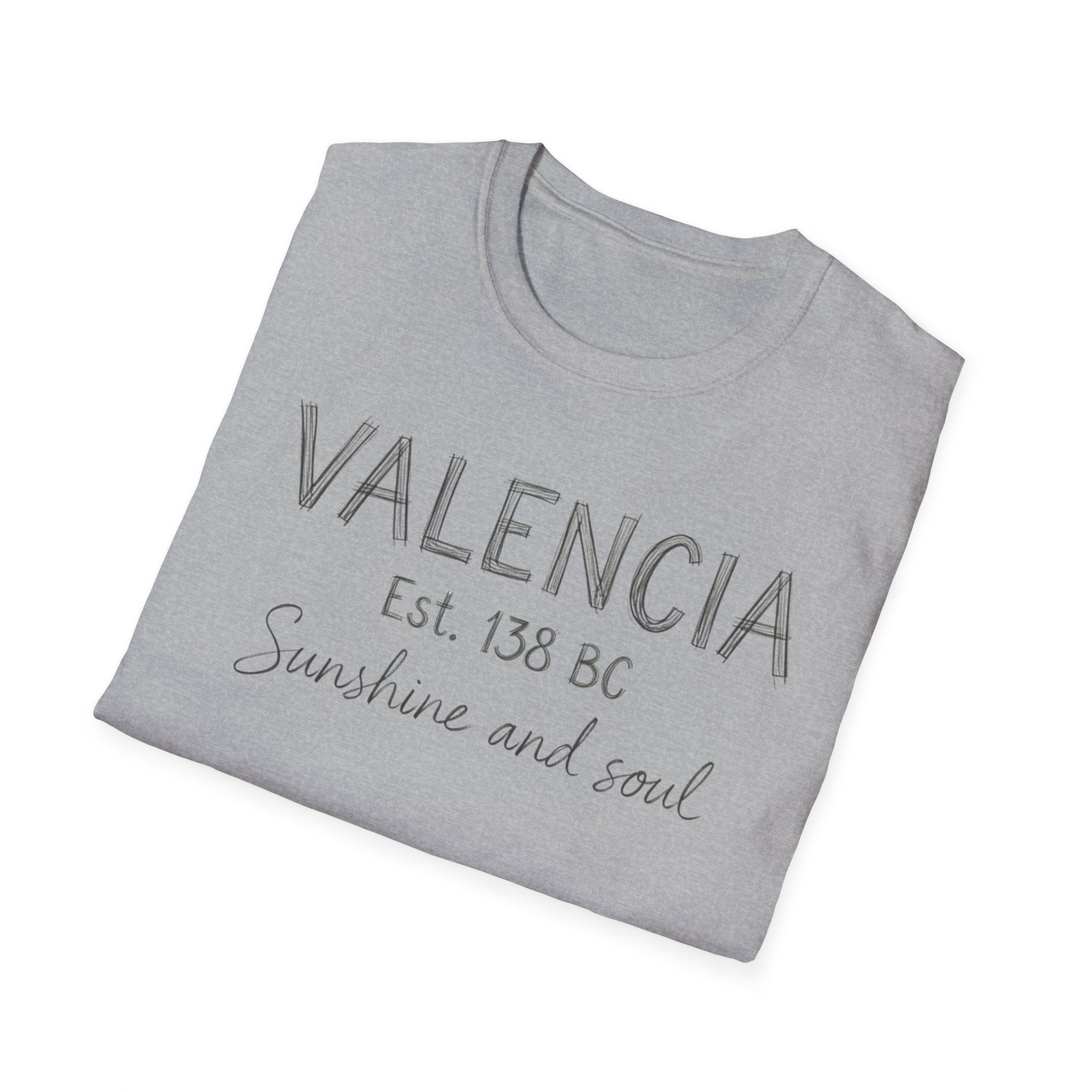 Valencia Est. 138 BC "Sunshine and Soul" T-Shirt