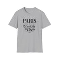 Paris C'est la Vie T-Shirt | French Script Tee, Paris Typography Shirt