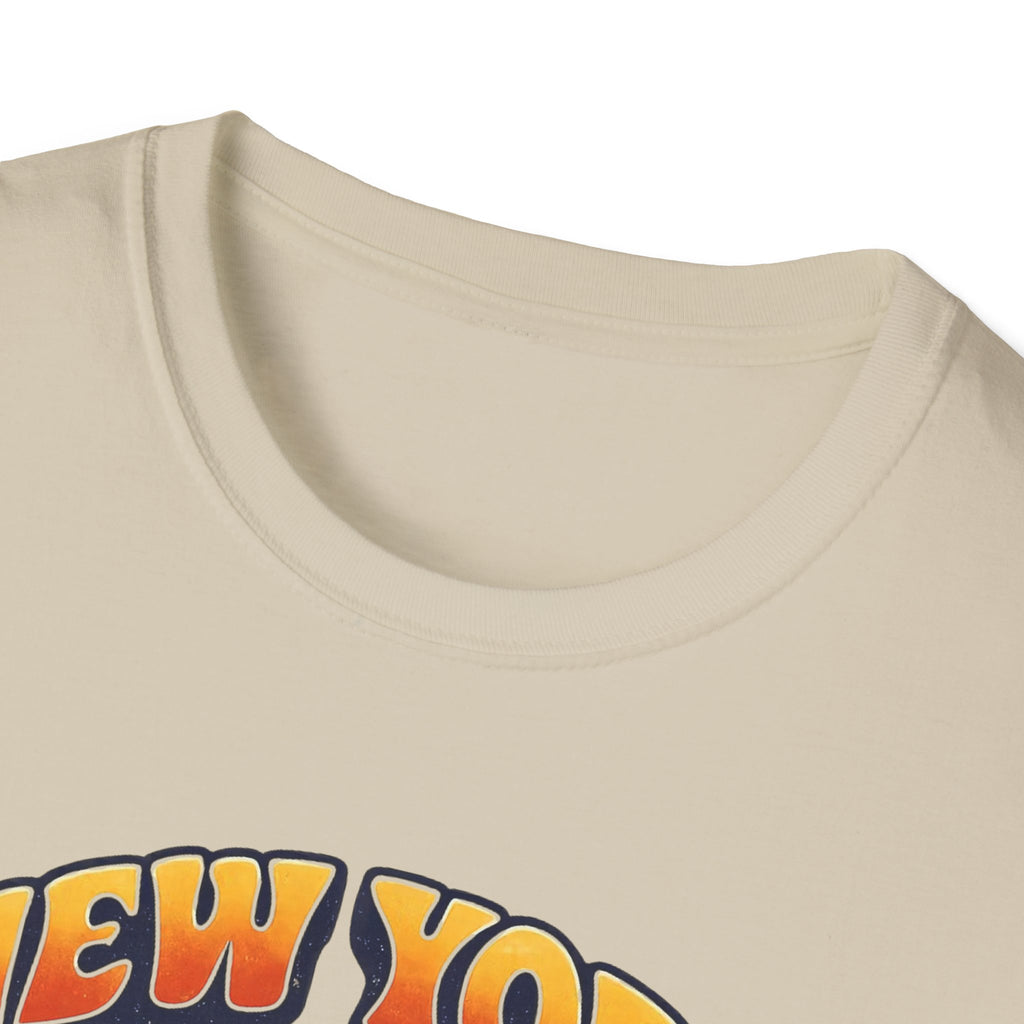 New York "Forget About It" Retro Sunset T-Shirt