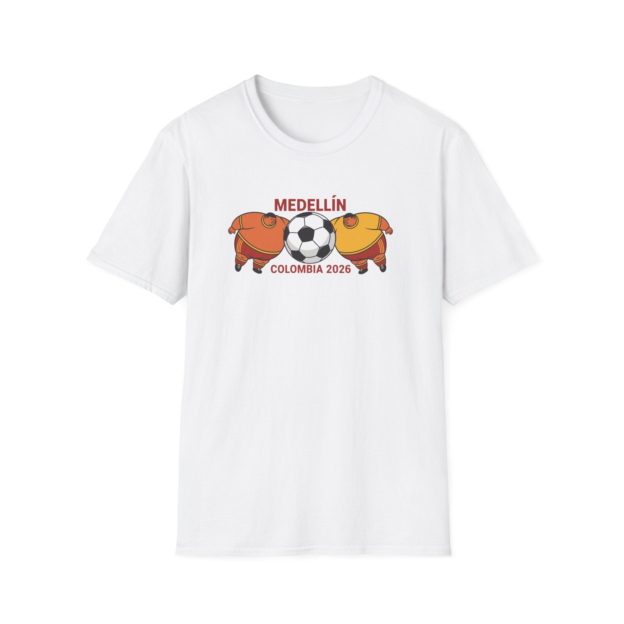 Medellín Colombia 2026 Soccer T-Shirt – Football Dolphins Graphic Tee