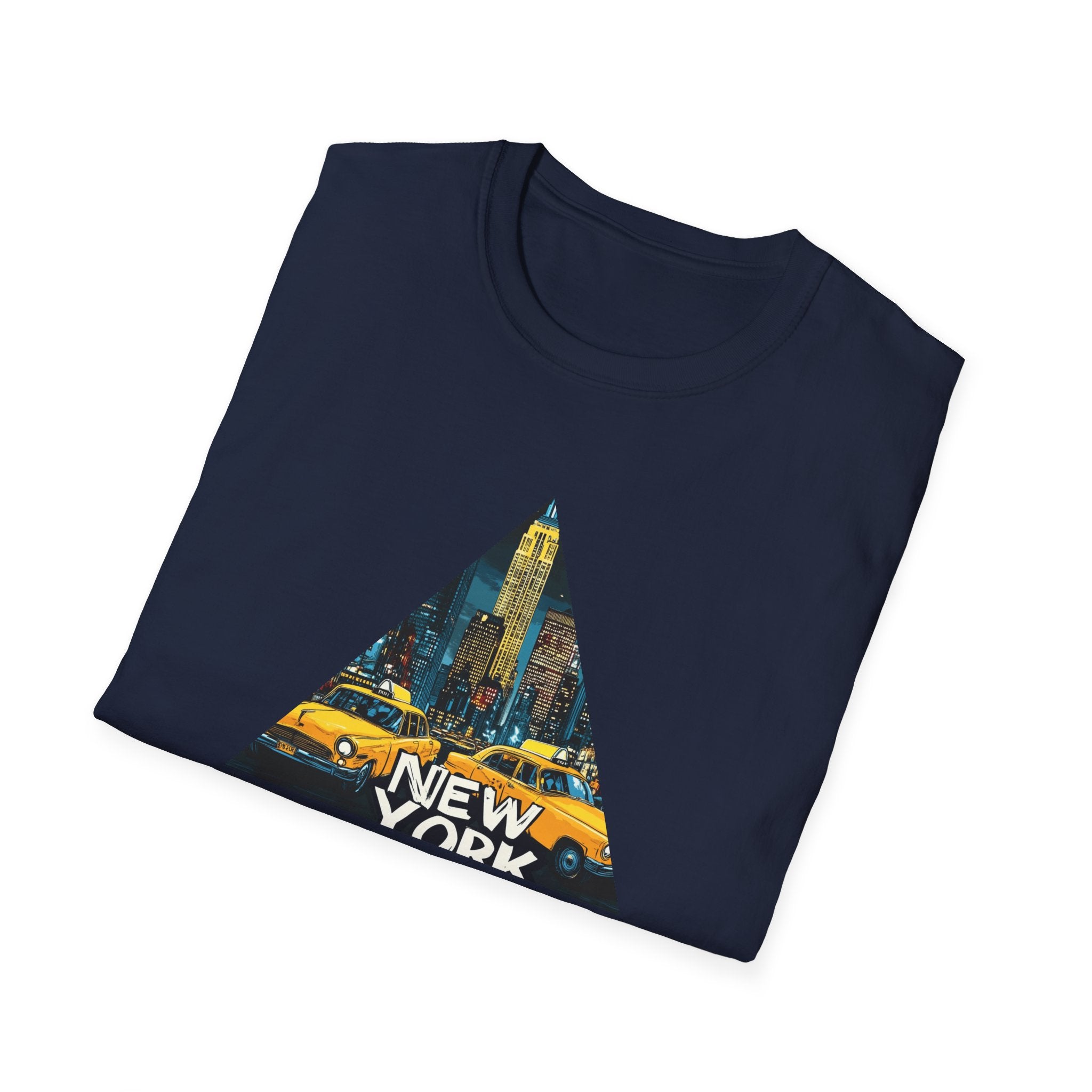 New York City Taxi Triangle T-Shirt | NYC Skyline Graphic Tee