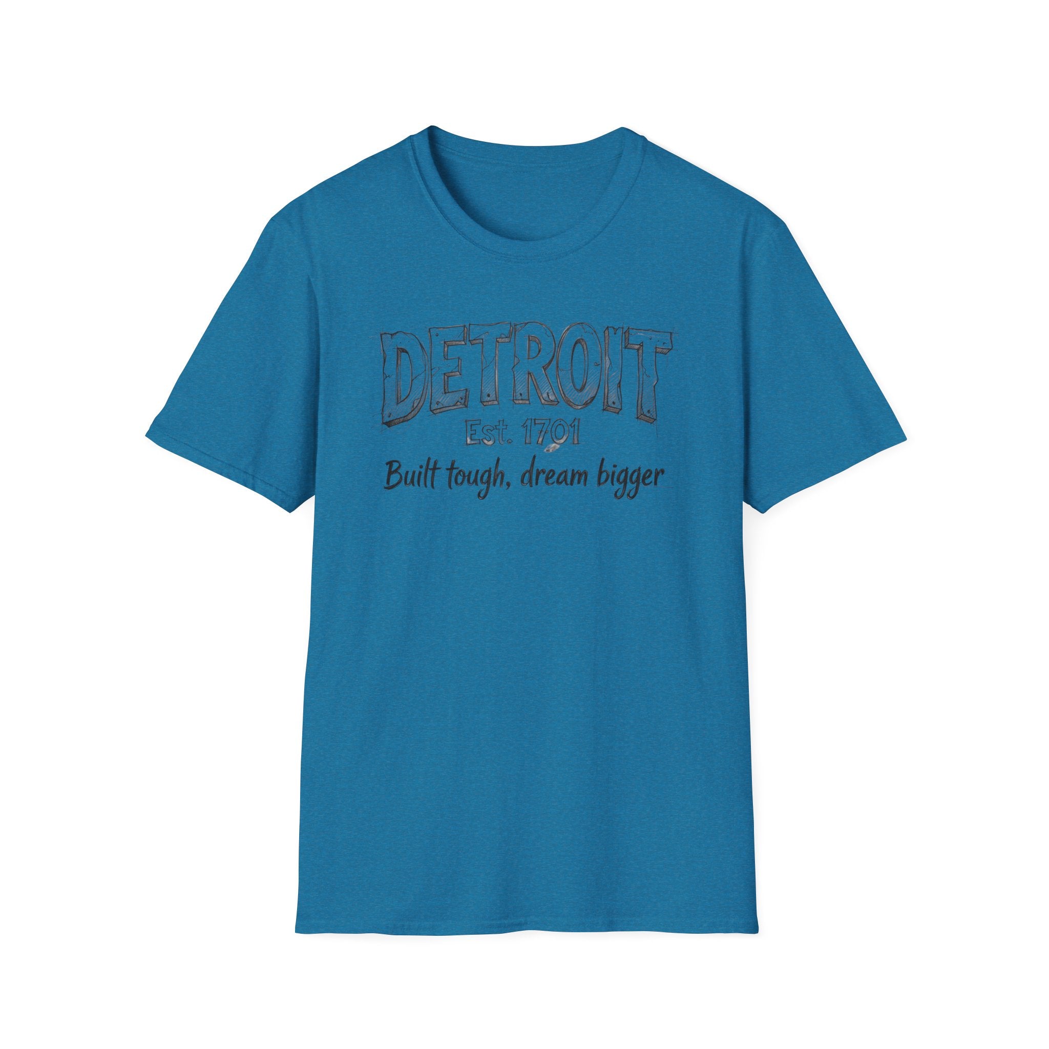 Detroit Built Tough Tee — 'Built tough, dream bigger' City Pride T-Shirt