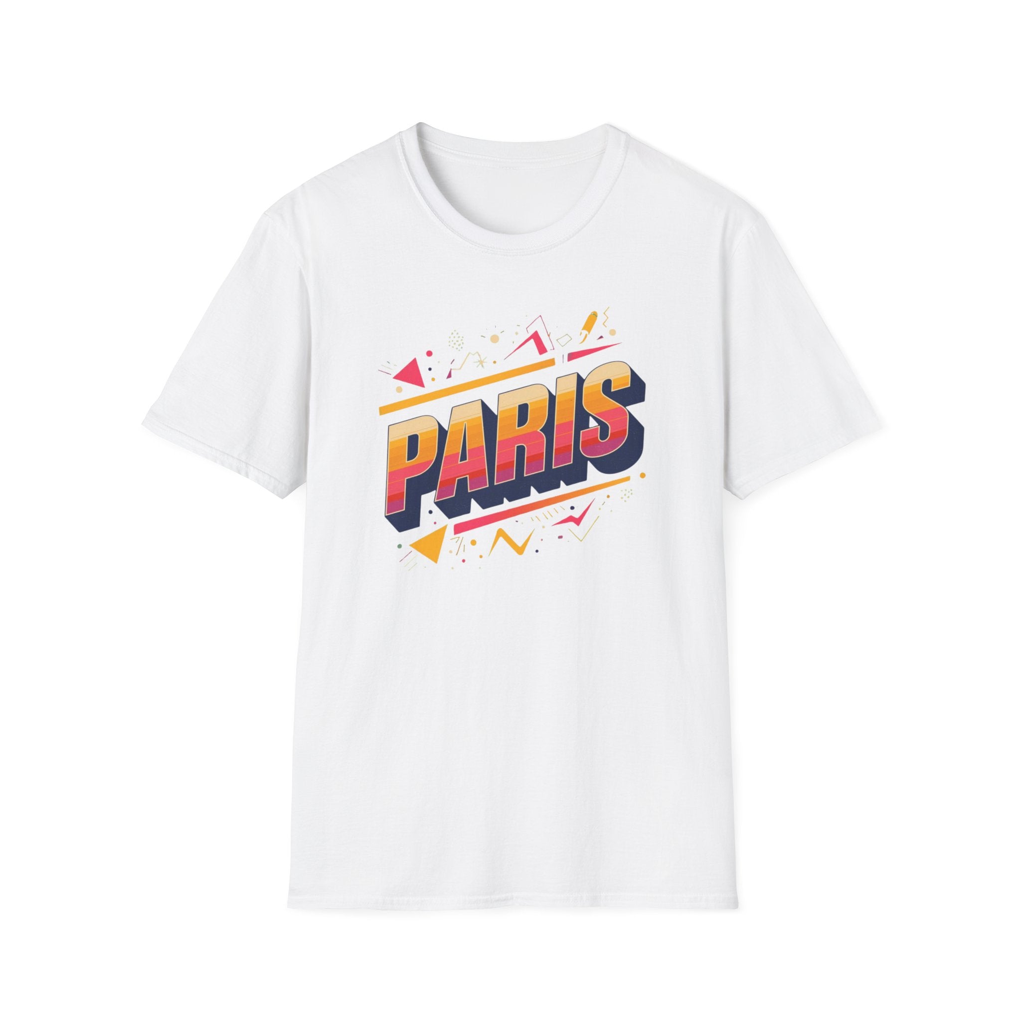 Paris Retro Graphic T-Shirt — Vintage 80s Style Travel Tee