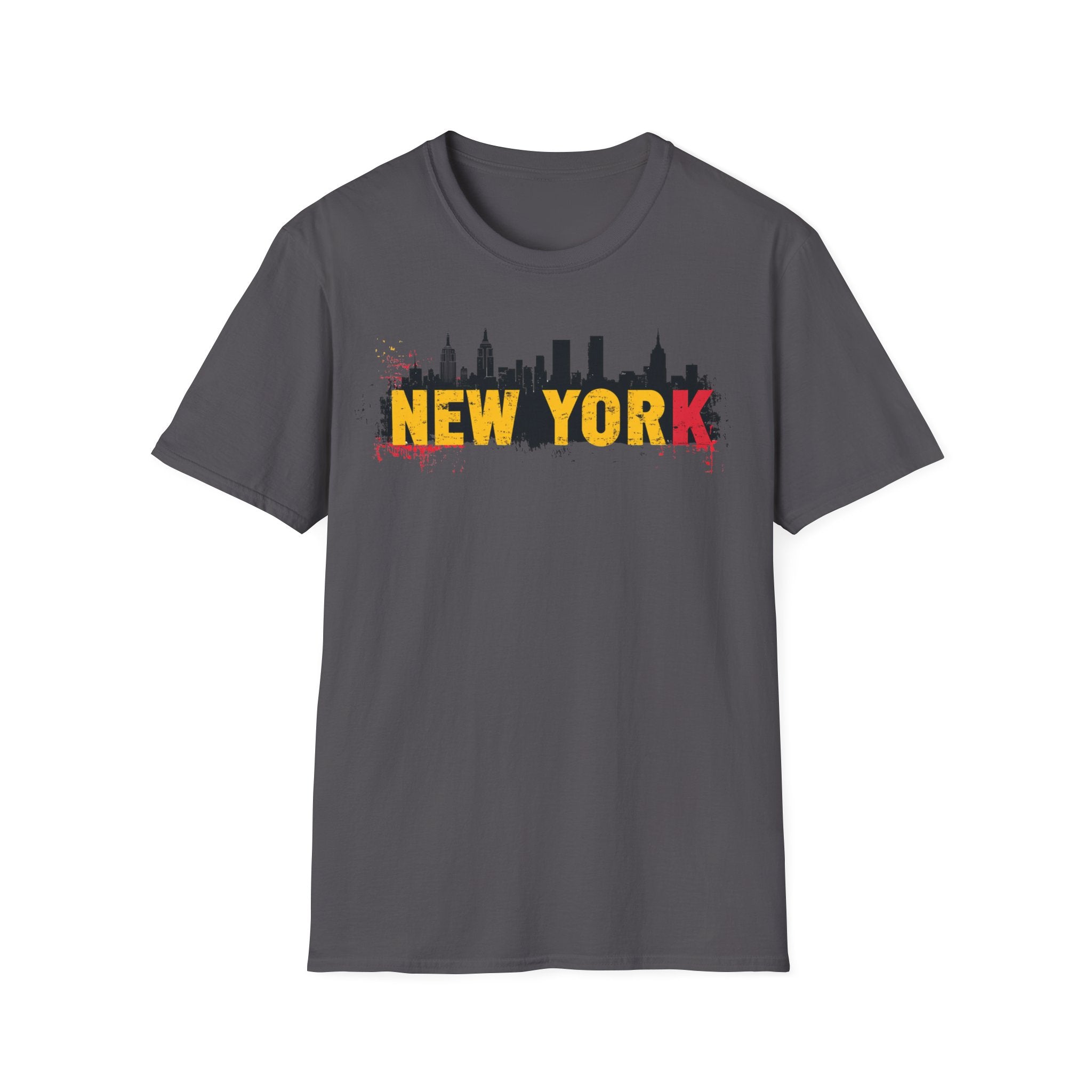 New York skyline graffiti T-Shirt | NYC skyline urban street art
