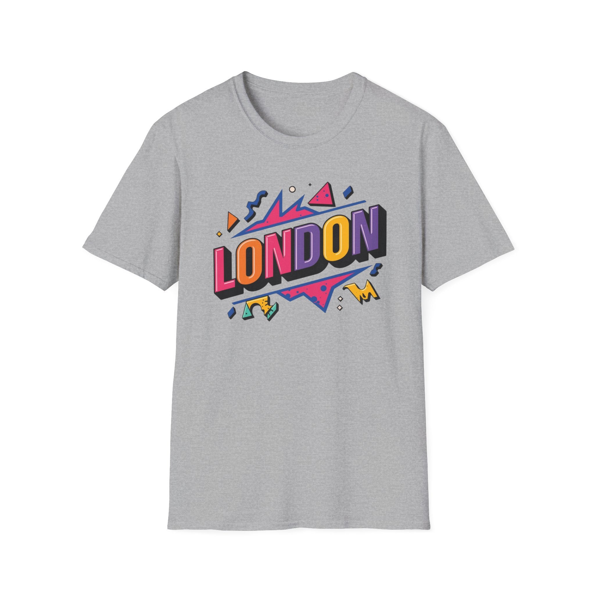 London Pop Art T-Shirt — Colorful Retro City Graphic Tee