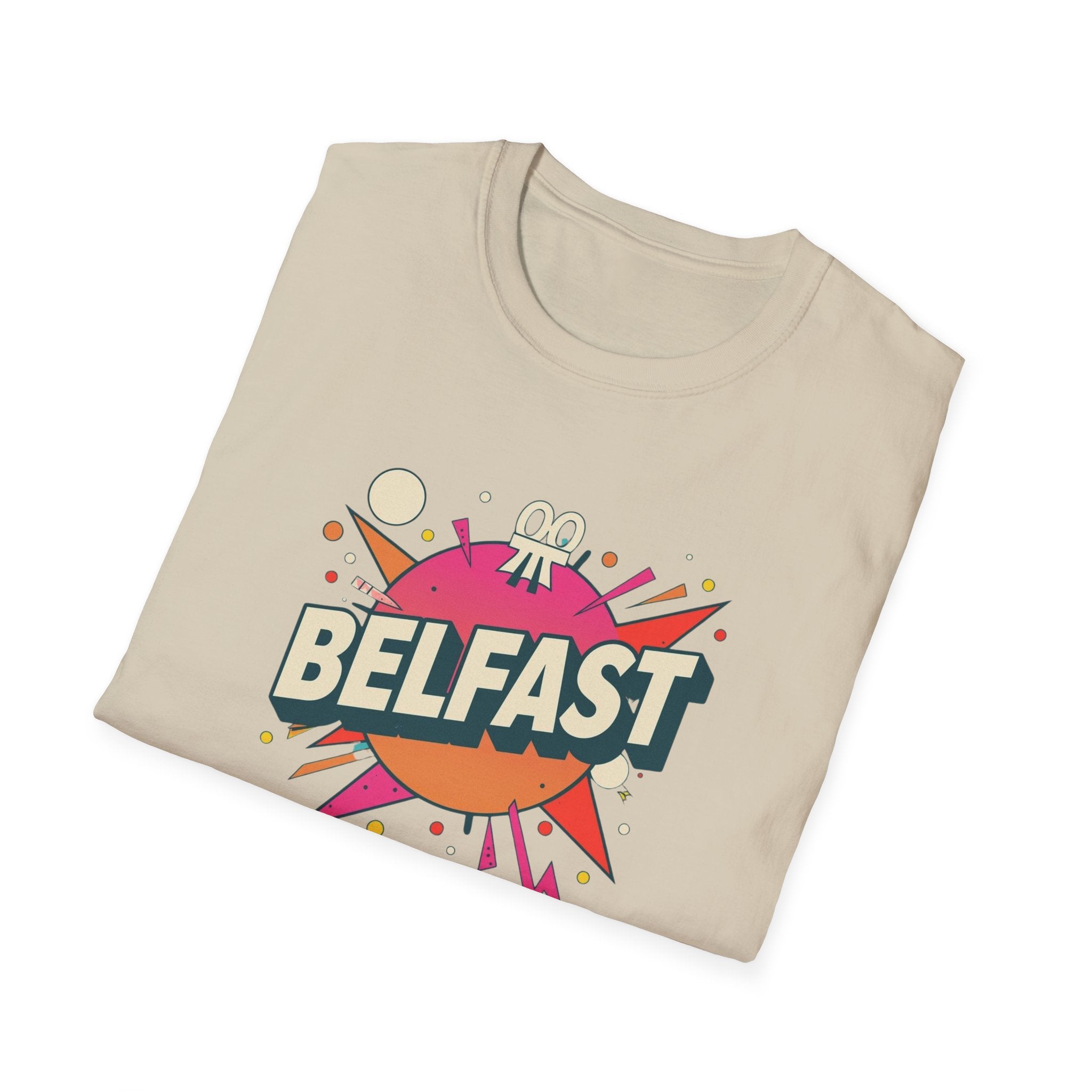 Belfast Retro Pop Art T-Shirt — Vintage City Graphic Tee