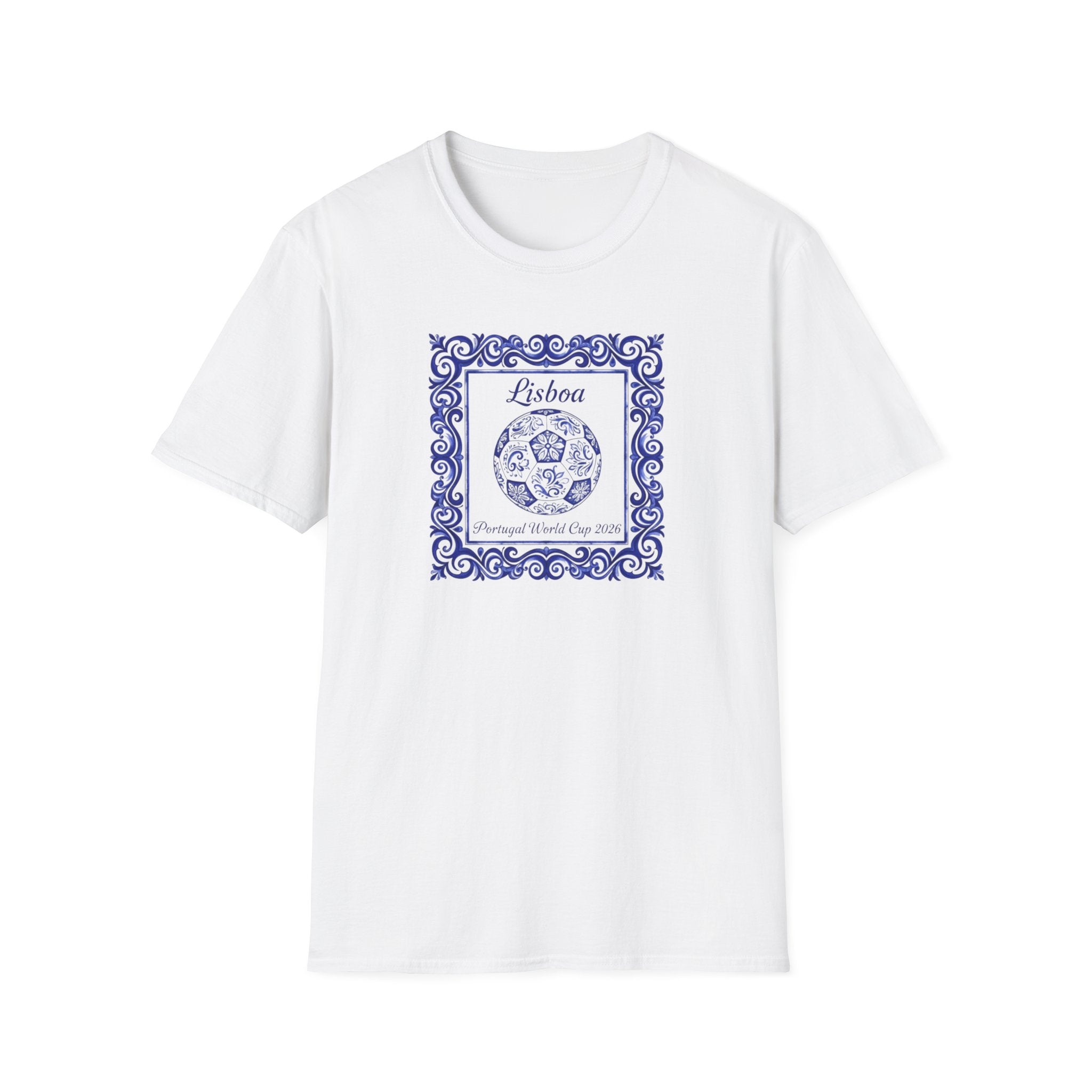Lisboa Azulejo T-Shirt — Portuguese Tile Vintage Travel Tee