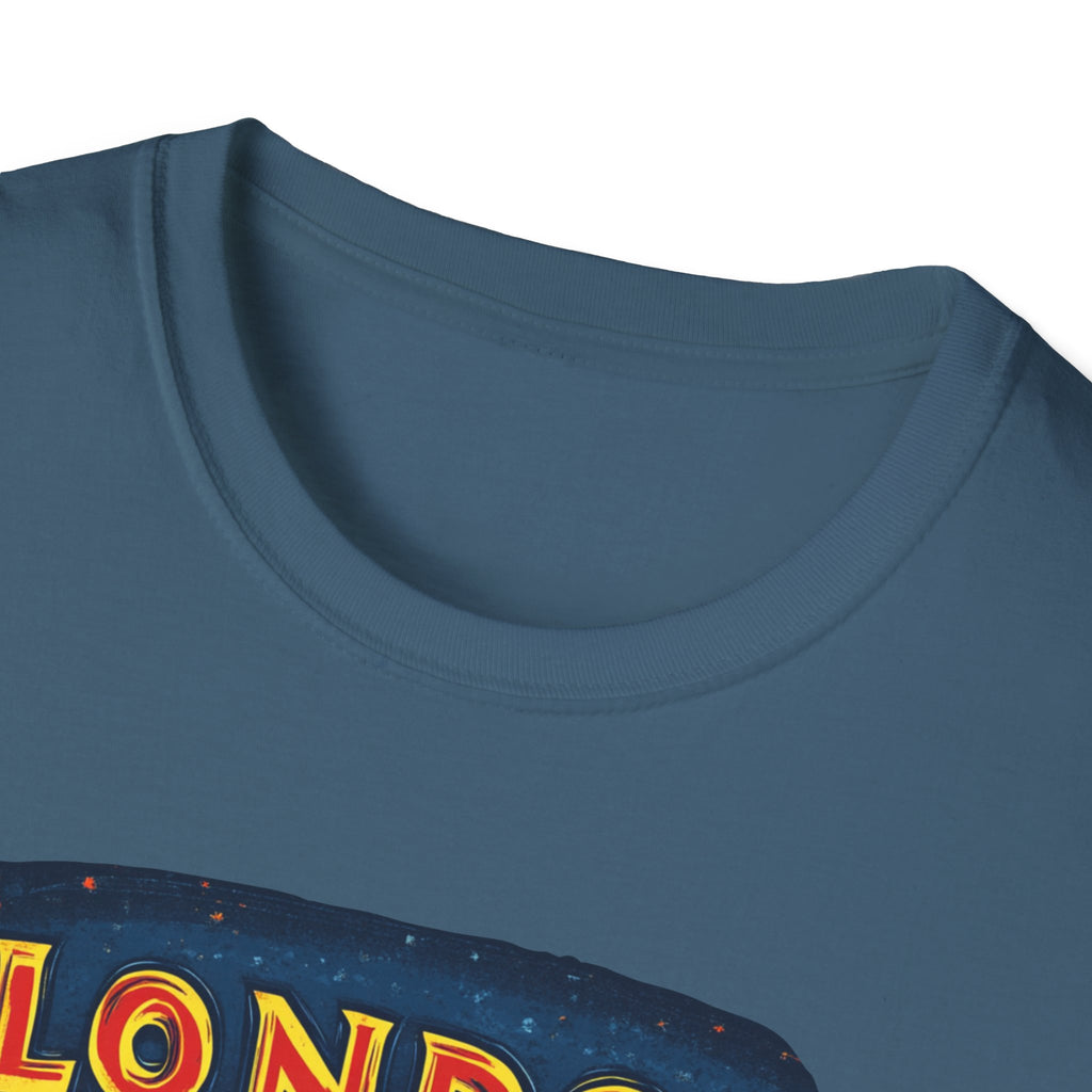 London Vintage Double-Decker Bus T-Shirt | Retro Cityscape Tee