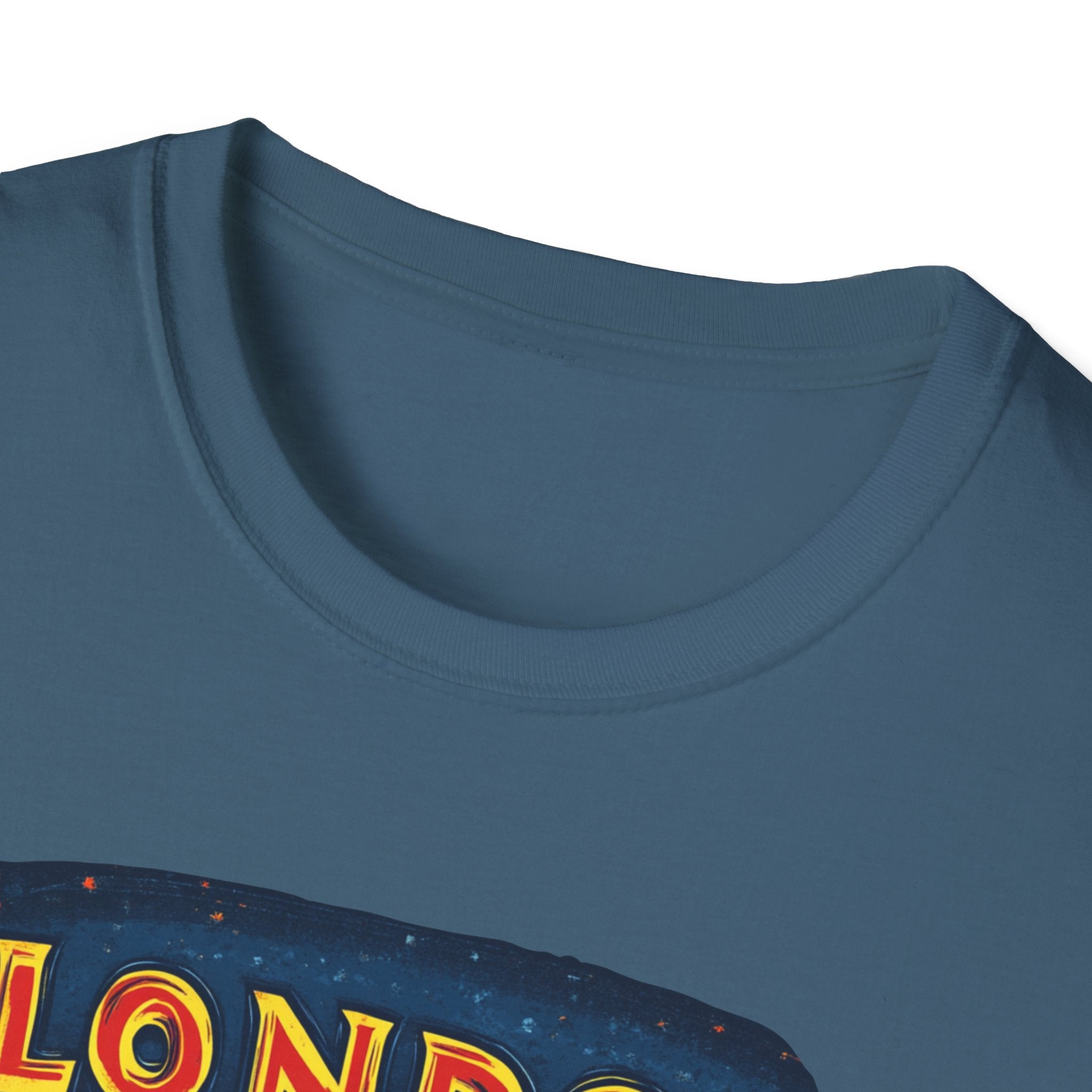 London Vintage Double-Decker Bus T-Shirt | Retro Cityscape Tee