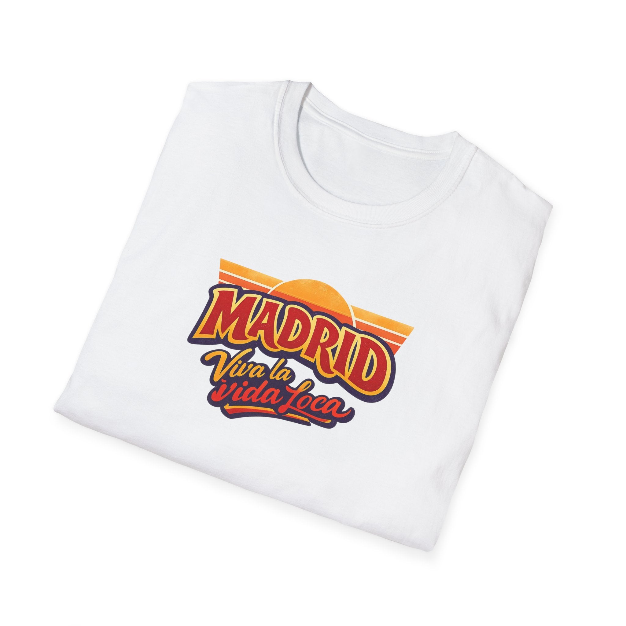 Madrid Viva La Vida Retro Graphic T-Shirt