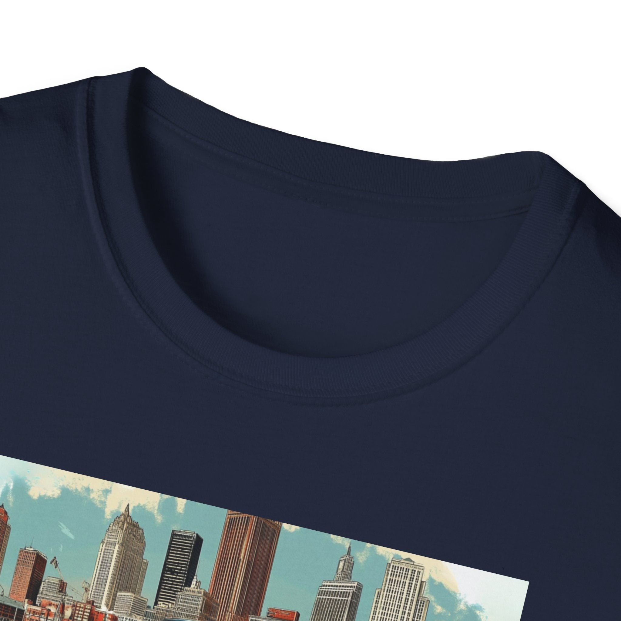 Detroit Classic Car Tee | Detroit skyline vintage graphic T-Shirt