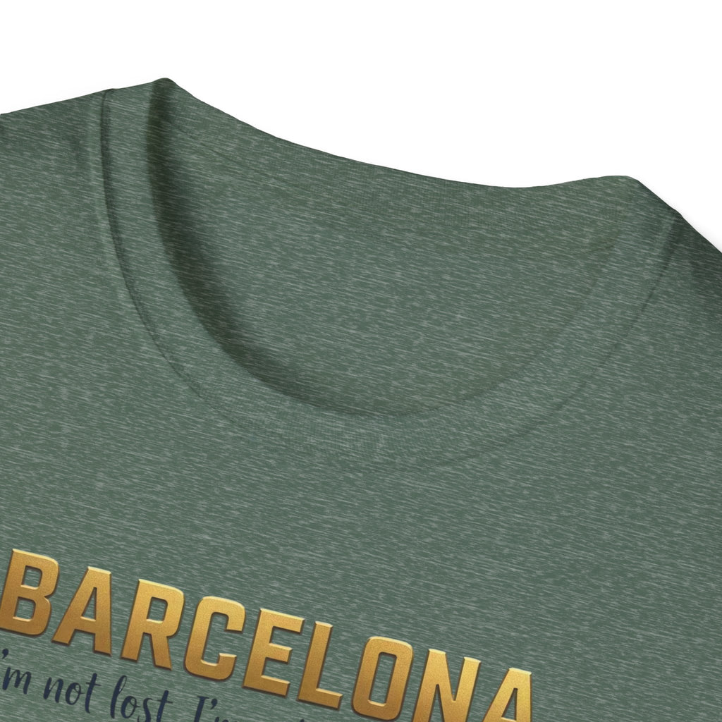 Barcelona Heart Maze T-Shirt — I am not lost, I’m urban exploring