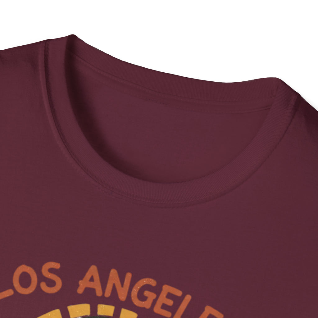 Los Angeles World Cup 2026 Soccer T-Shirt — Retro Sunset Ball Design