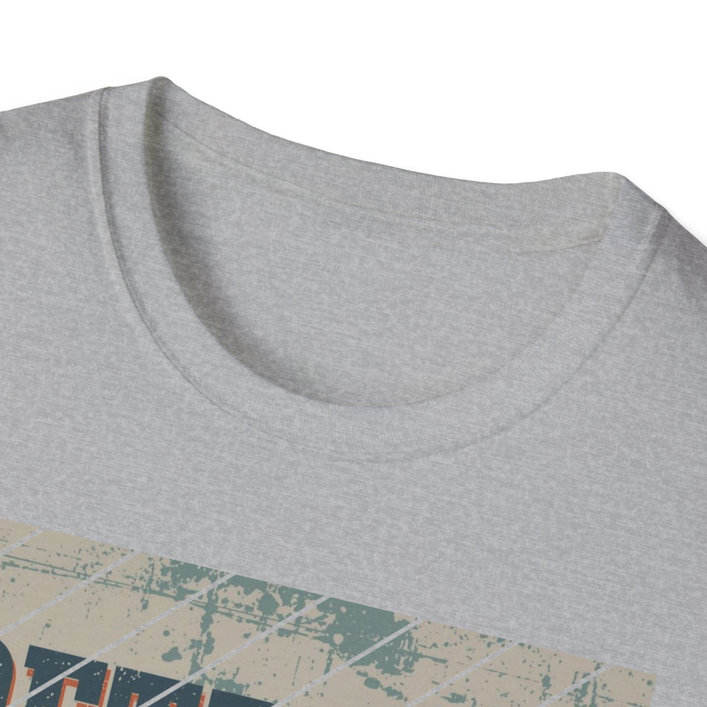 Detroit Hustle T-Shirt — Vintage Distressed Motor City Tee
