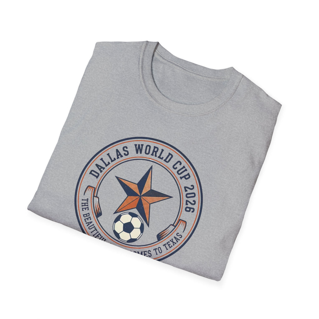 Dallas World Cup 2026 Soccer Badge T-Shirt