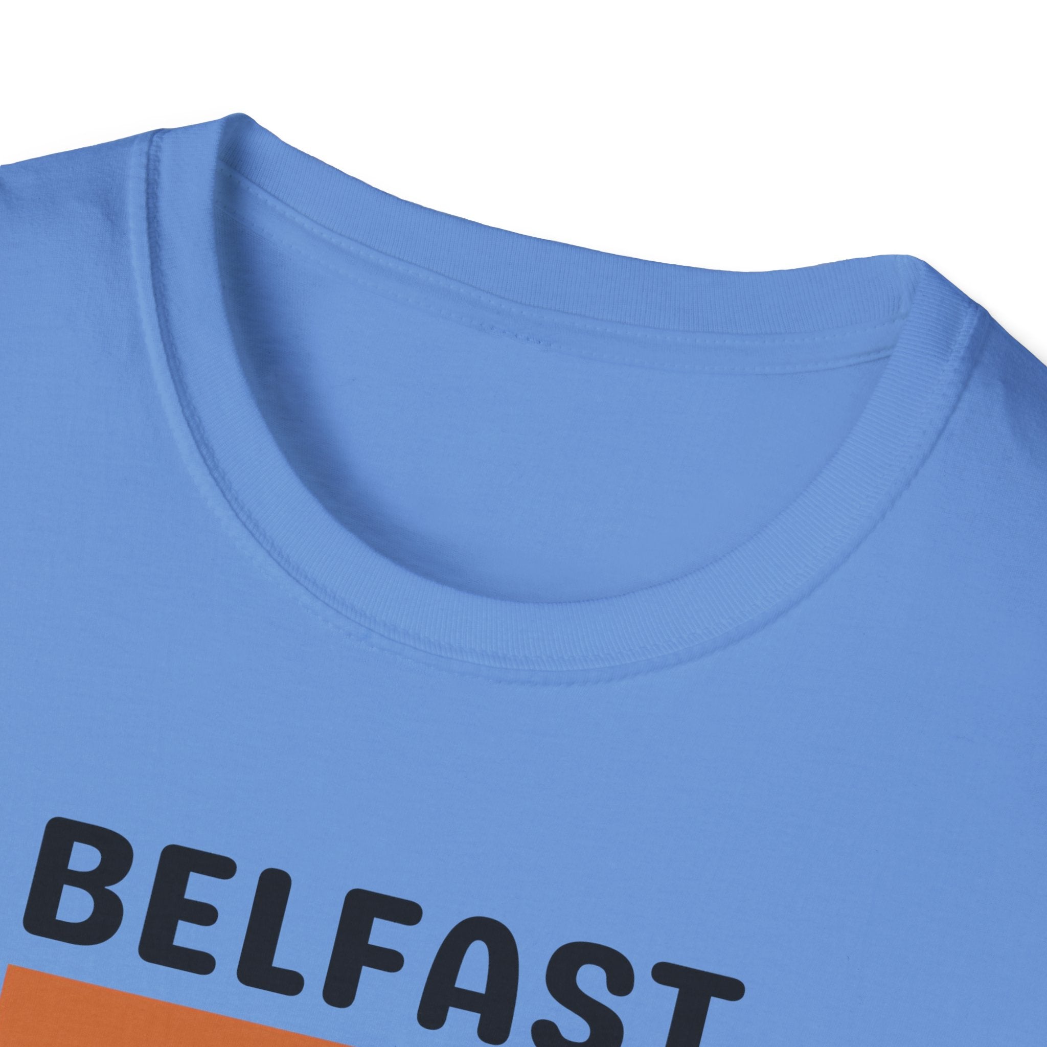 Belfast Retro Stripes T-Shirt | City Vintage Bar Graphic