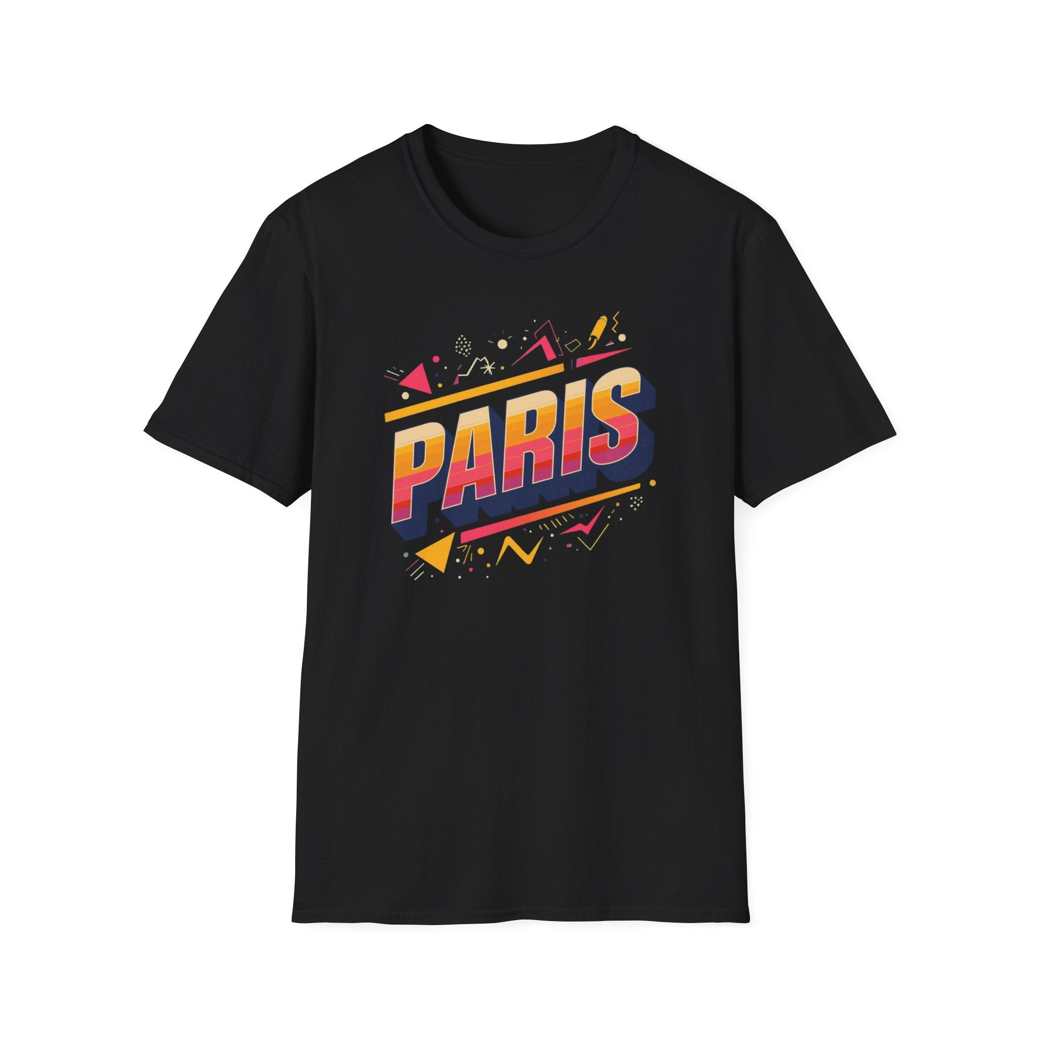 Paris Retro Graphic T-Shirt — Vintage 80s Style Travel Tee