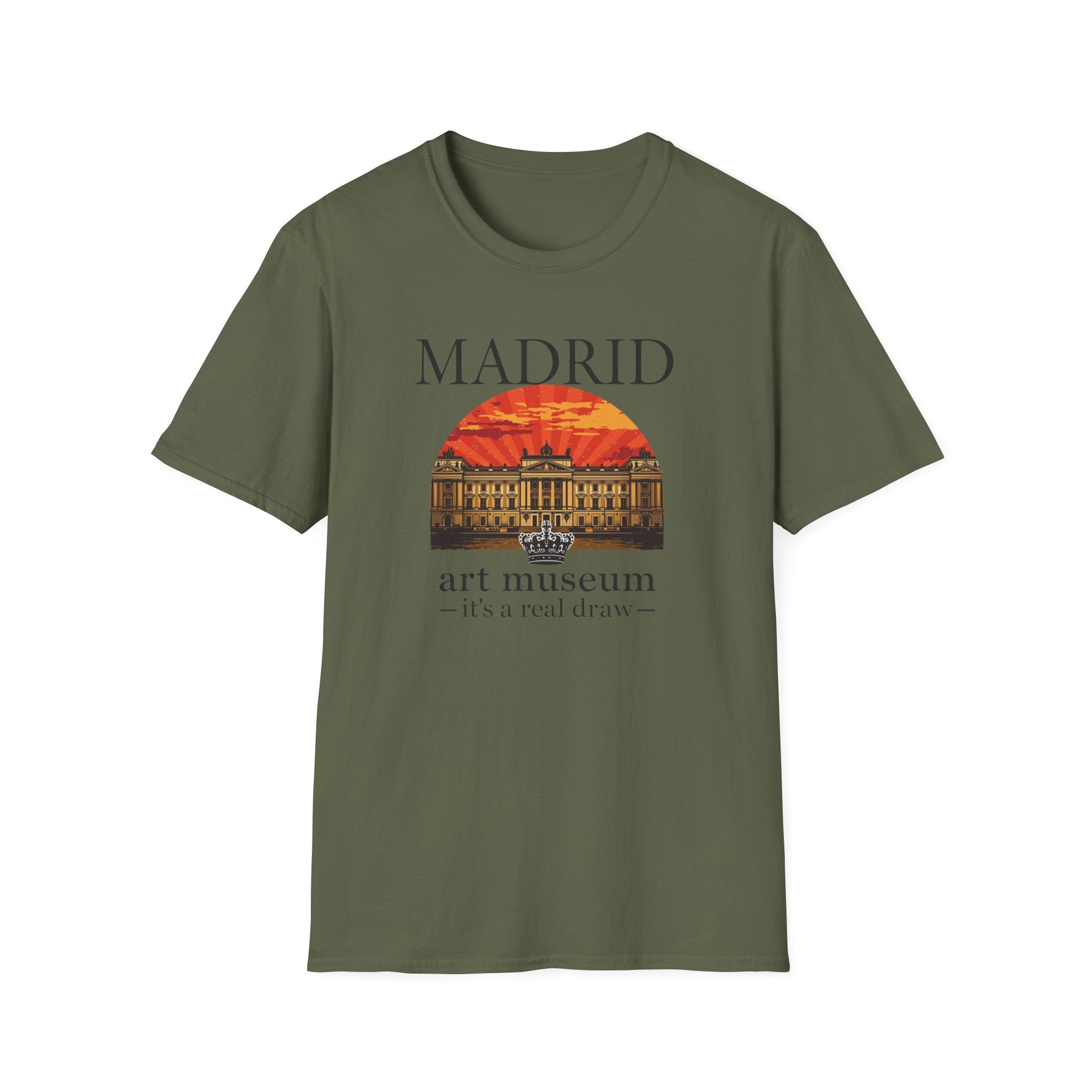 Madrid Art Museum T-Shirt — Vintage Sunset Prado Travel Tee