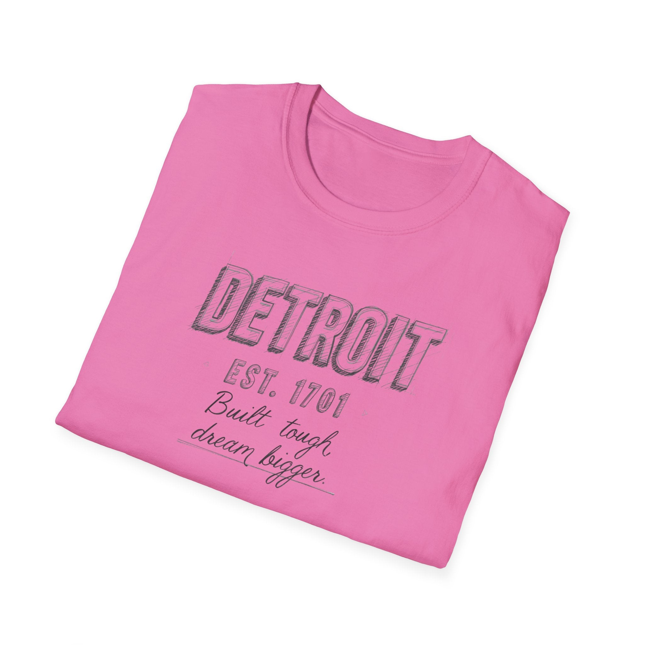 Detroit Vintage Graphic T-Shirt — "Detroit Est. 1701" City Pride Tee