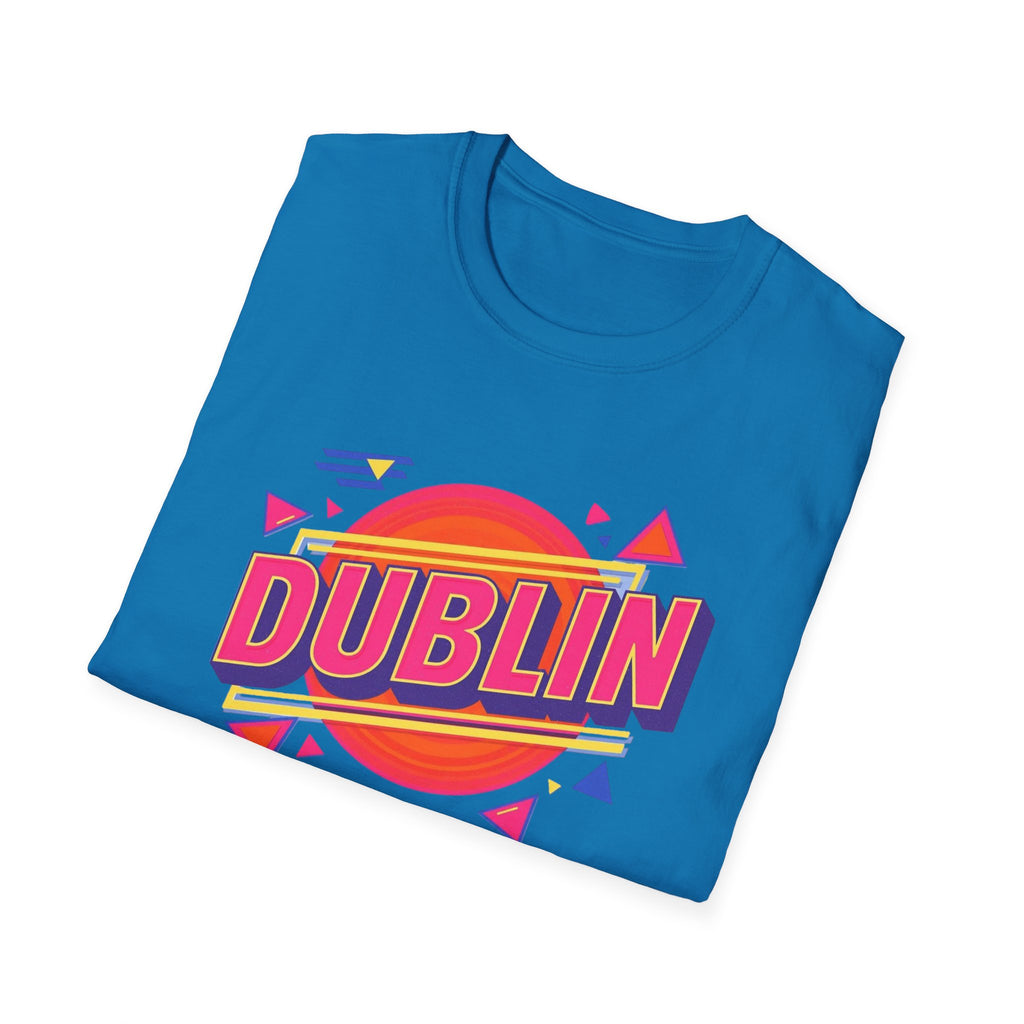Dublin Retro 3D Unisex Softstyle T-Shirt