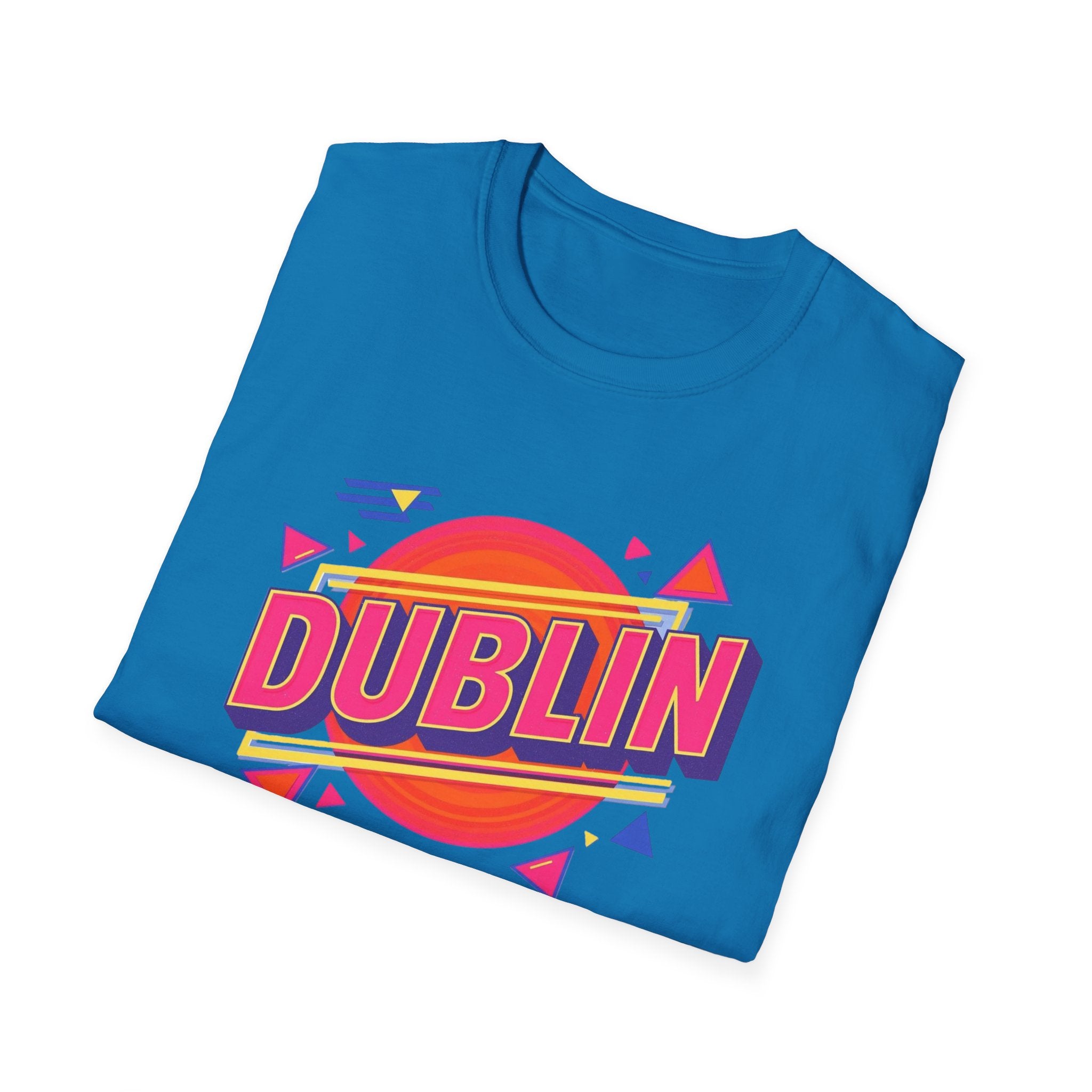 Dublin Retro 3D Unisex Softstyle T-Shirt