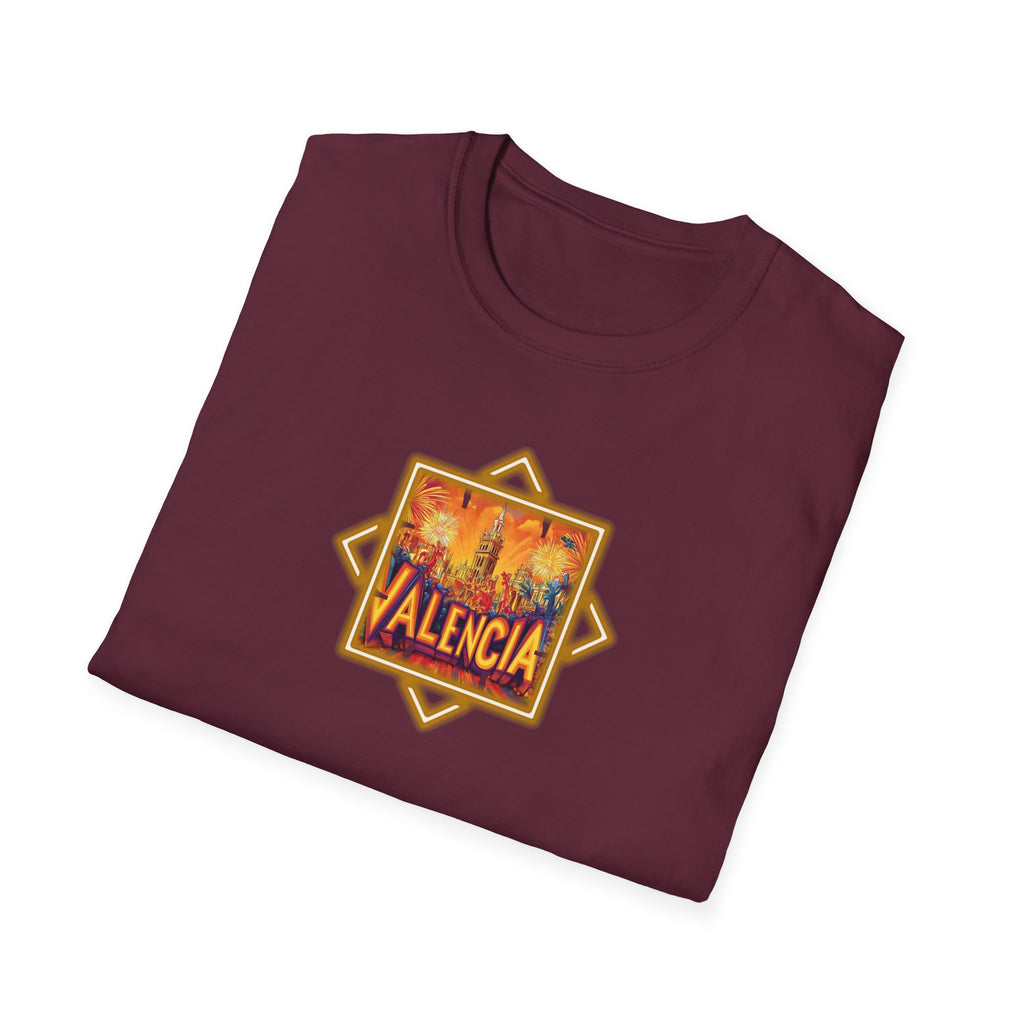 Valencia Sunset Badge T-Shirt | Spanish City Travel Tee