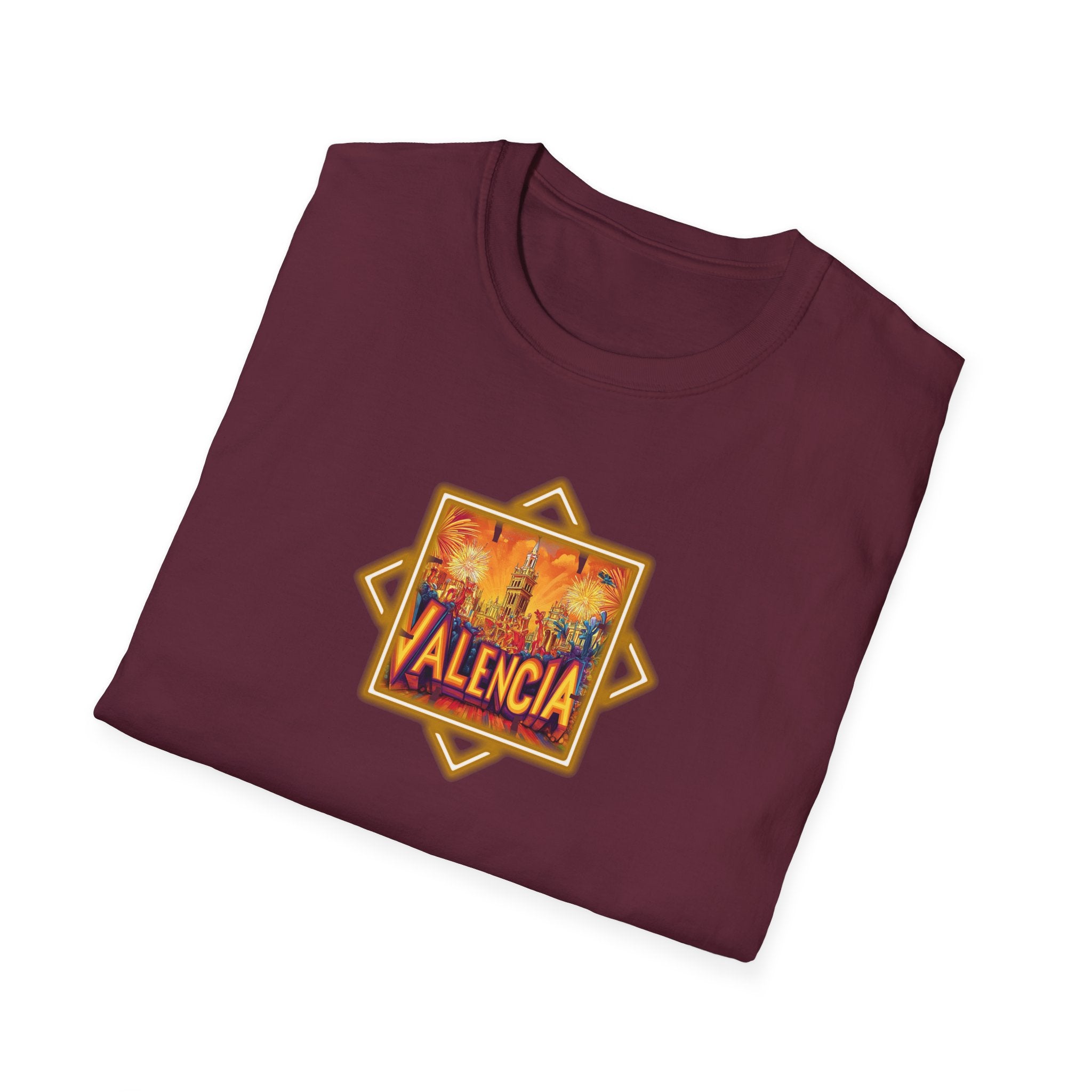 Valencia Sunset Badge T-Shirt | Spanish City Travel Tee