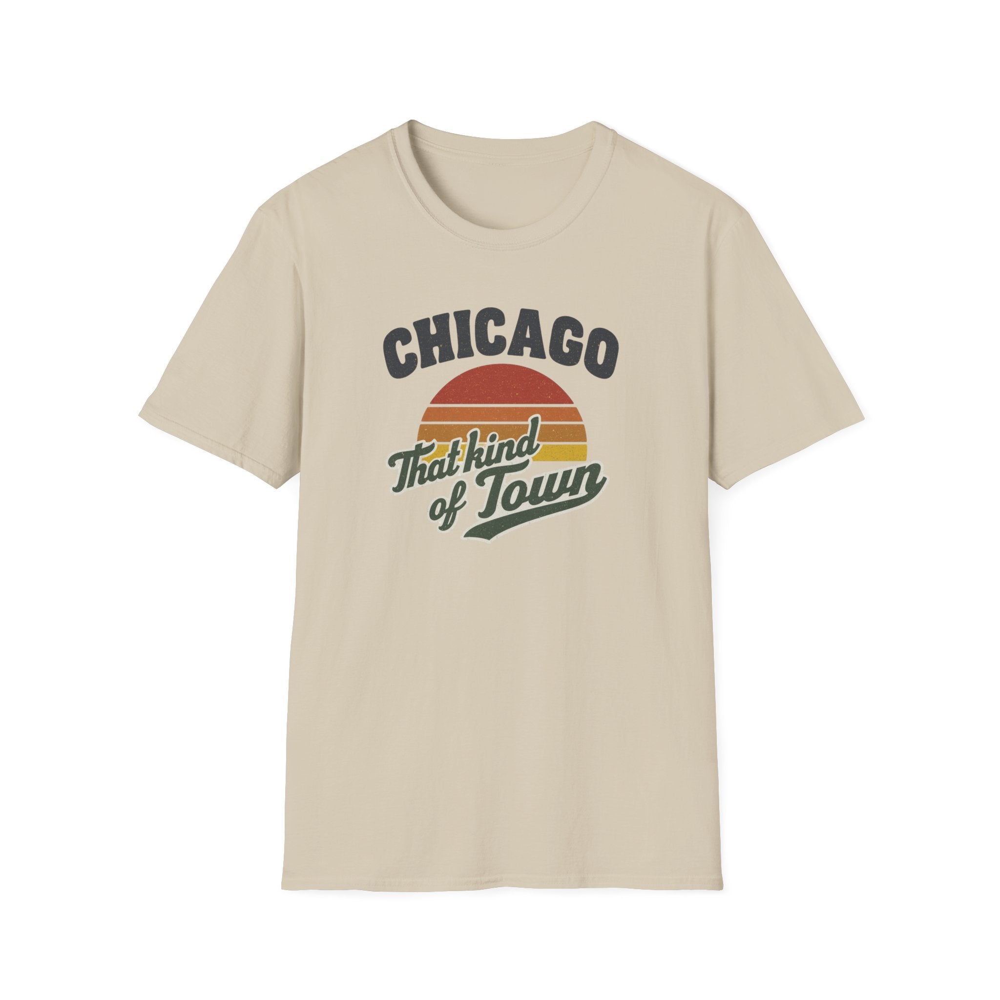 Chicago That Kind of Town Retro Sunset T-Shirt