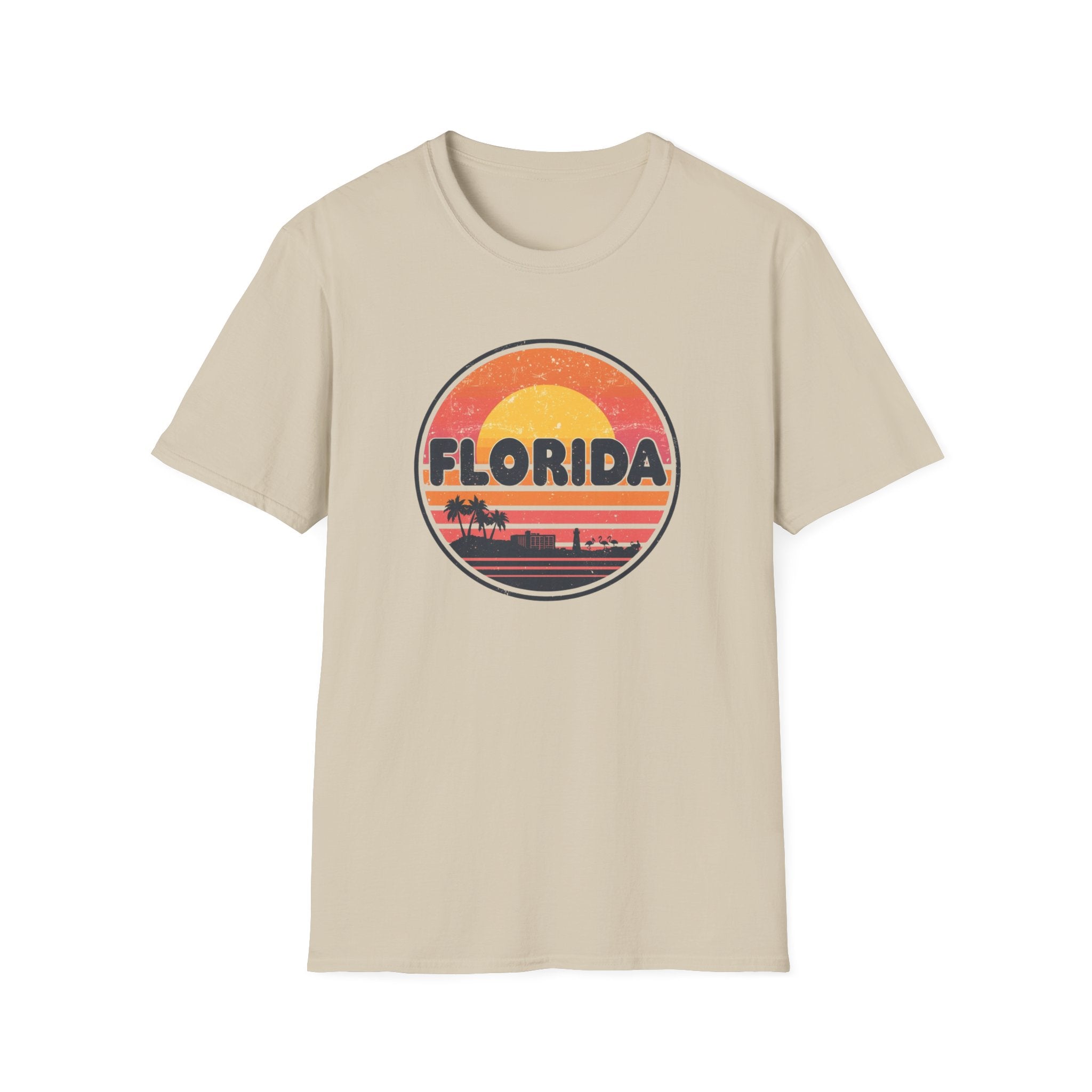Florida Sunset T-Shirt — Vintage Beach Graphic Tee
