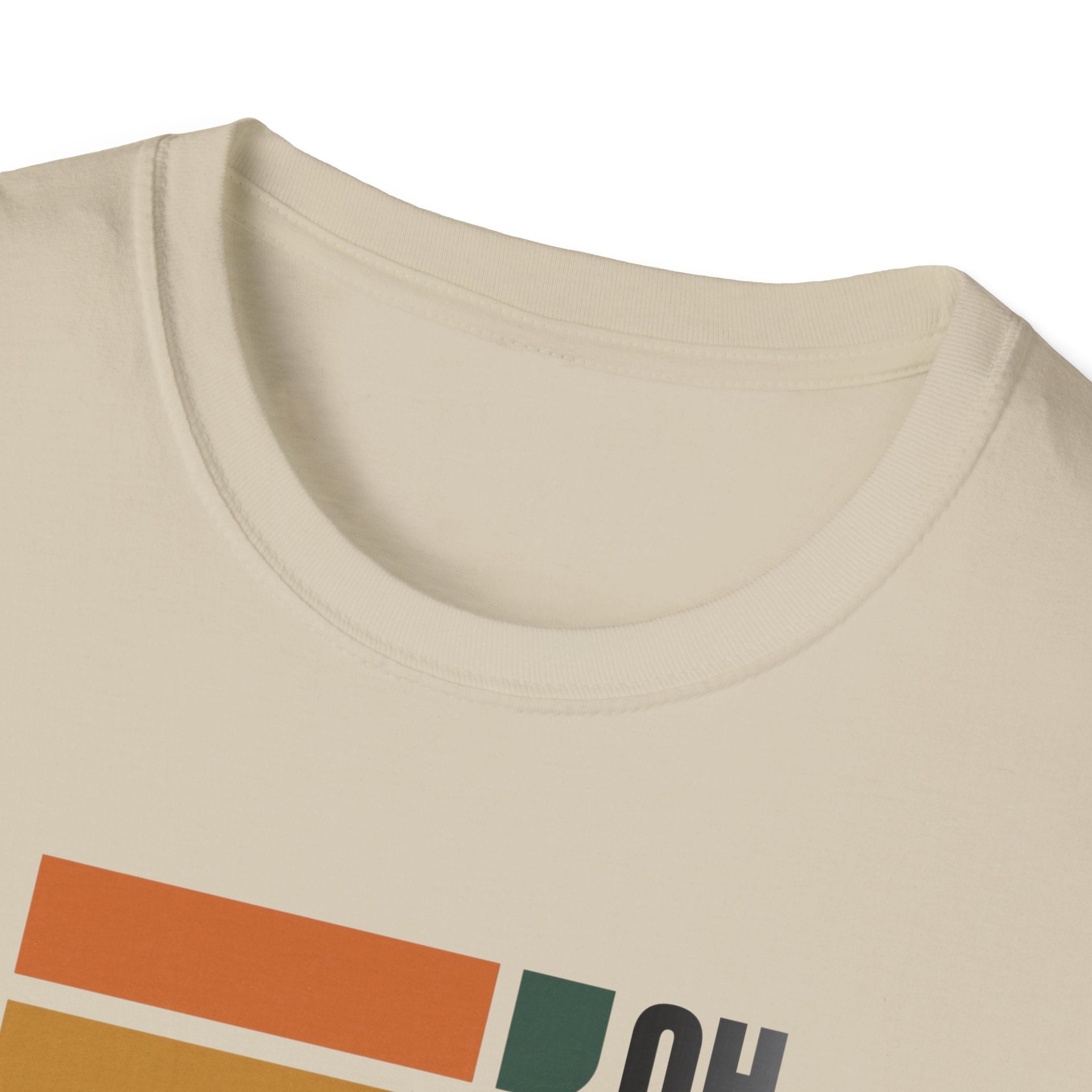 Ohio State Outline Stripes T-Shirt | Retro Buckeye Pride