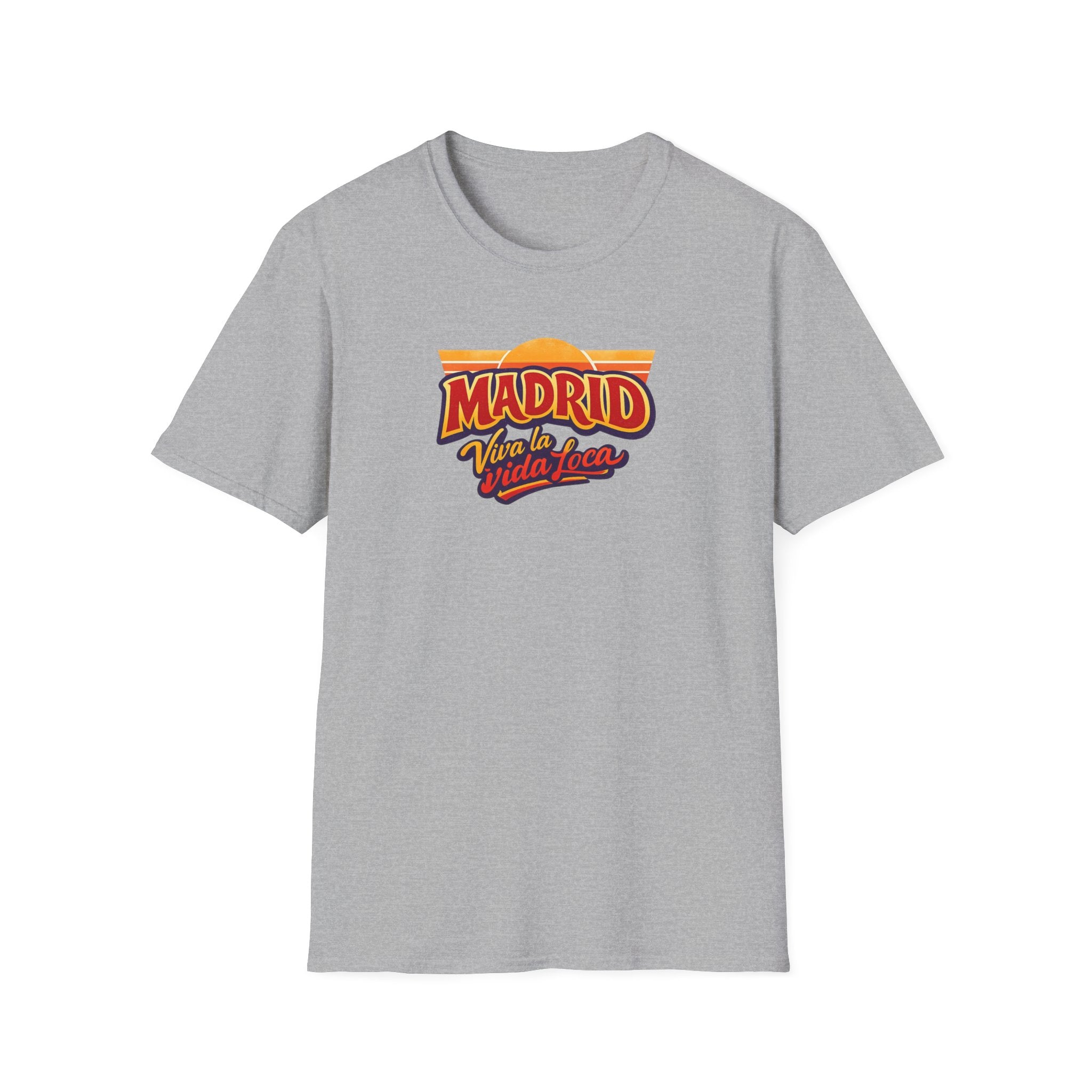 Madrid Viva La Vida Retro Graphic T-Shirt